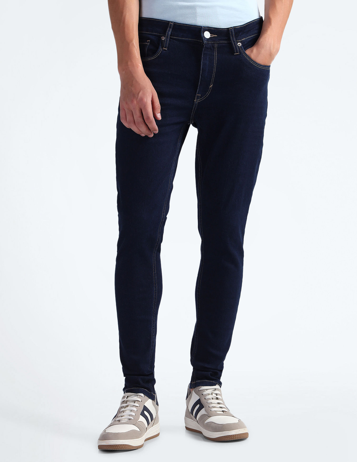 Flying Machine Morrison Skinny Cropped Jeans