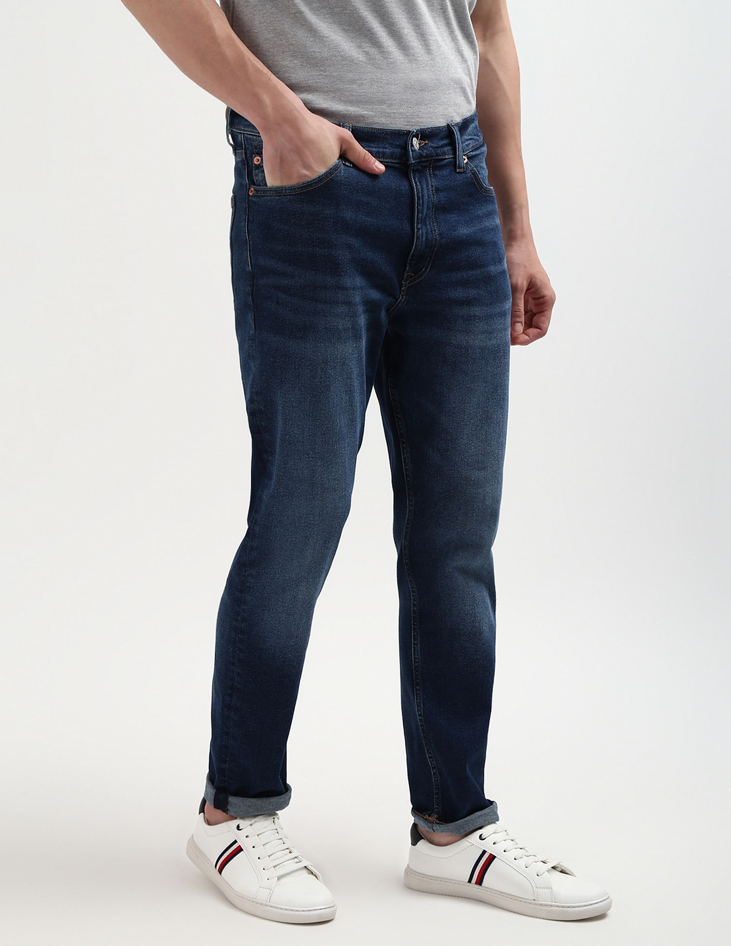 Tommy Hilfiger Dad Regular Tapered Whiskered Jeans