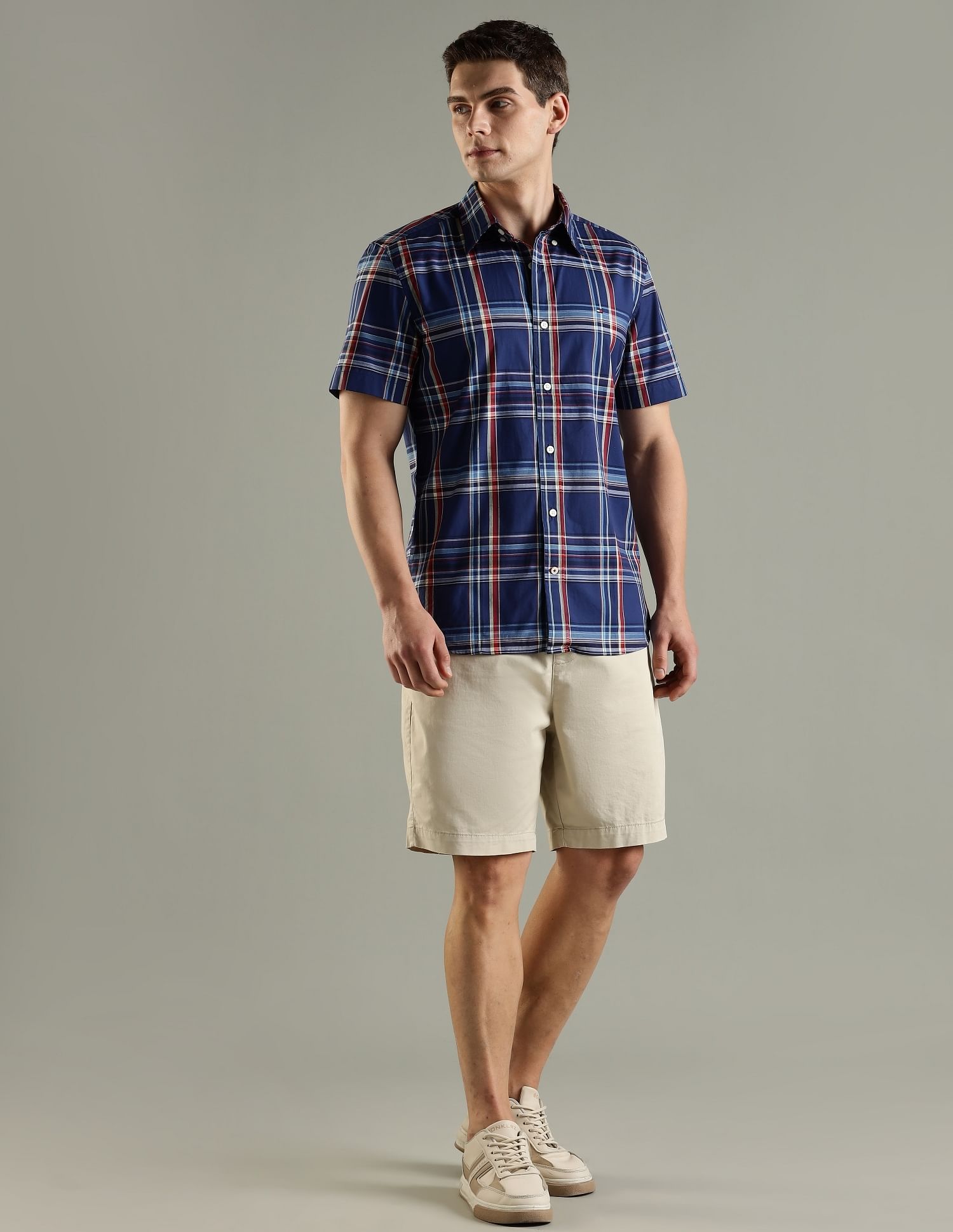 Tommy Hilfiger Checks Regular Fit Cotton Shirt