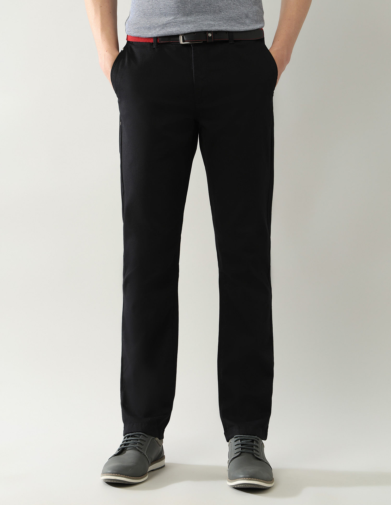 Arrow Sport Mid Rise Dobby Autoflex Trousers