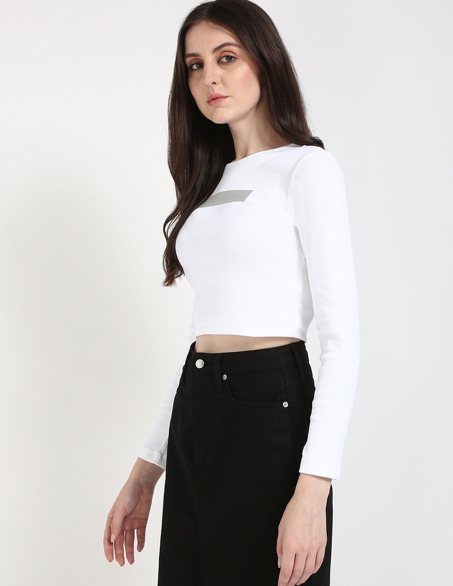 Calvin Klein Jeans Logo Regular-Fit Cotton T Shirt