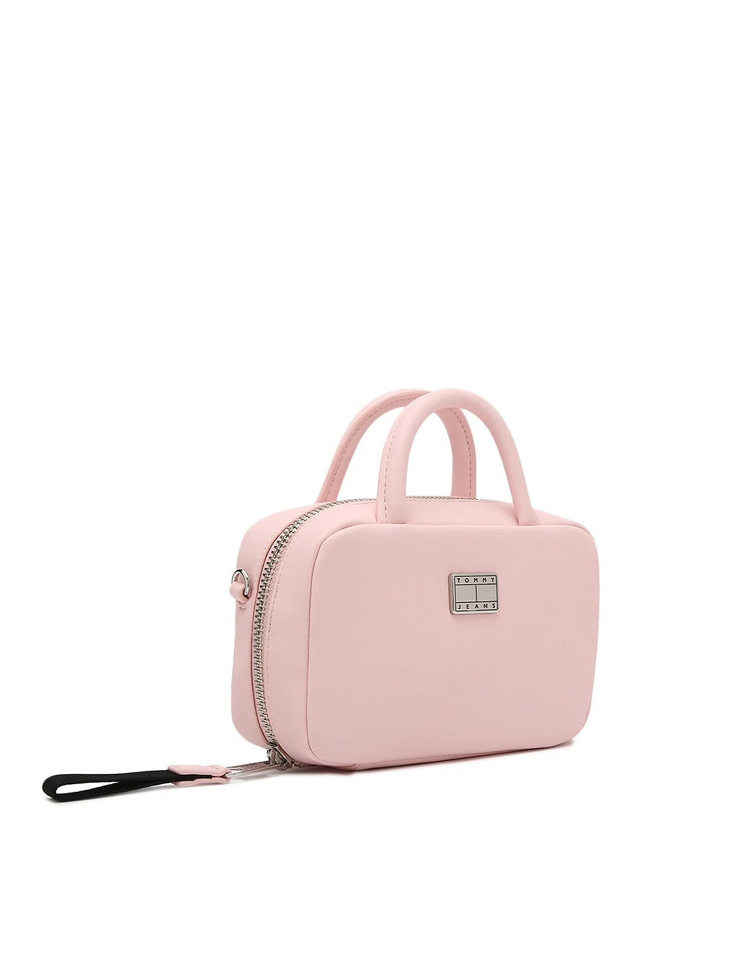 Tommy Hilfiger Solid Pink Pu Sling Bag