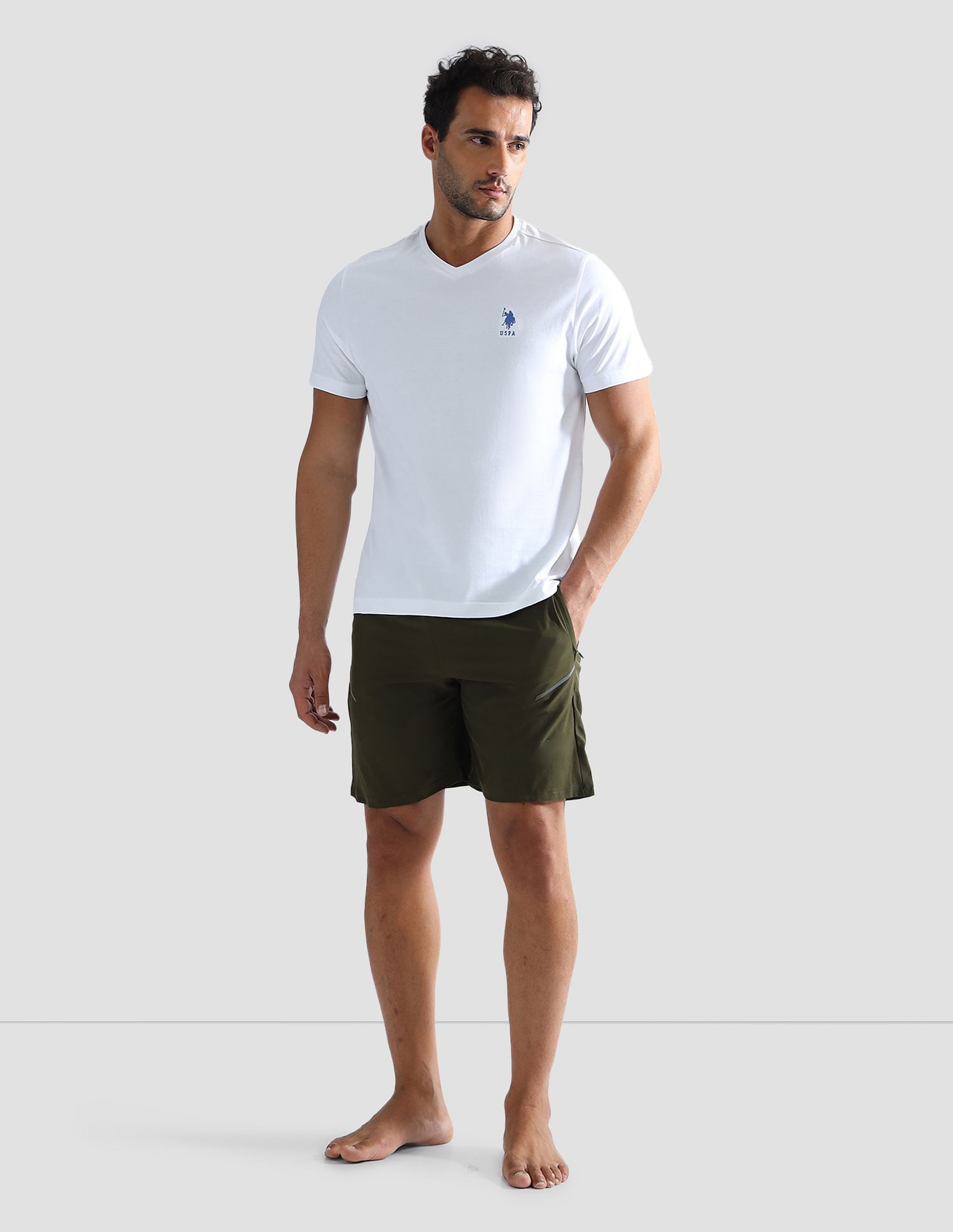 USPA Innerwear Signature Logo Pure Cotton I021 Boxers - Pack Of 1