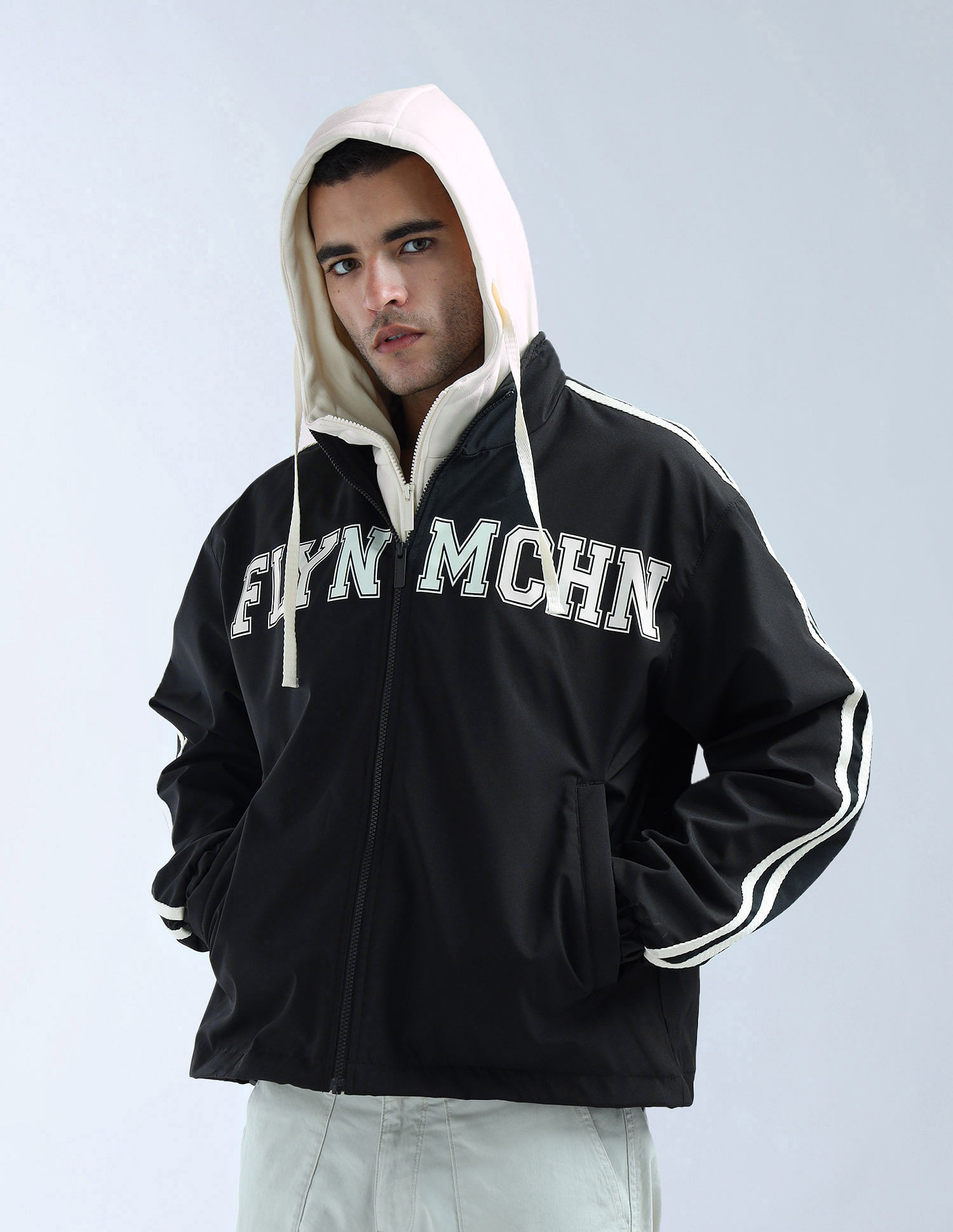 Flying Machine Brand Printed Relaxed Fit Jacket