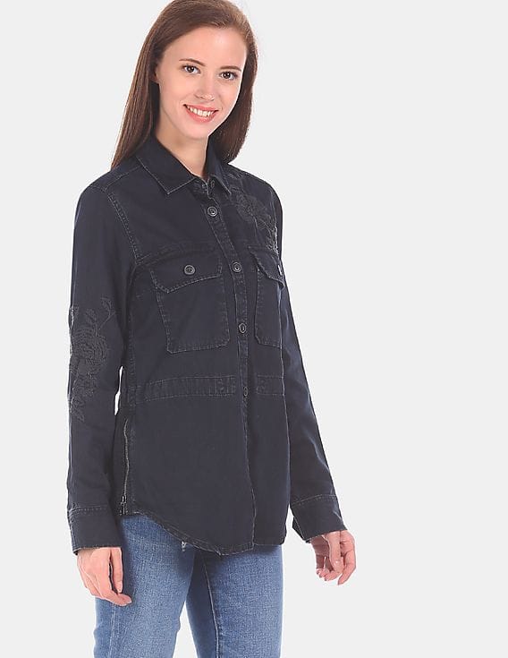 gap black jean jacket