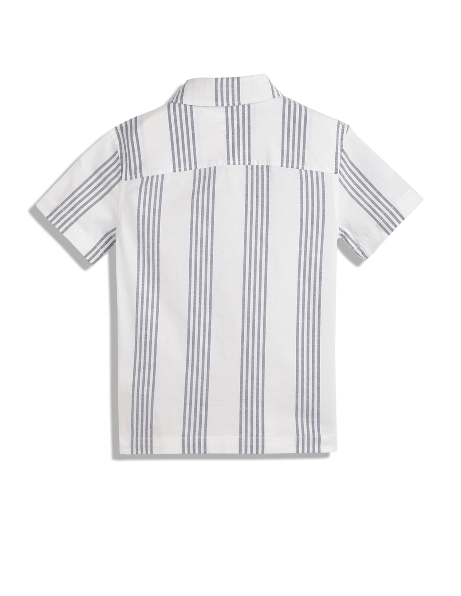 Tommy Hilfiger Kids Boys Oxford Vertical Stripe Shirt