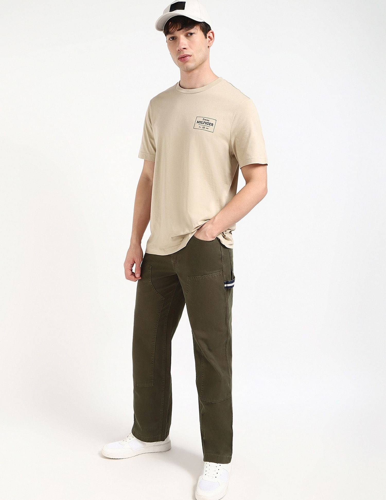 Tommy Hilfiger Logo Regular-Fit Cotton T-Shirt