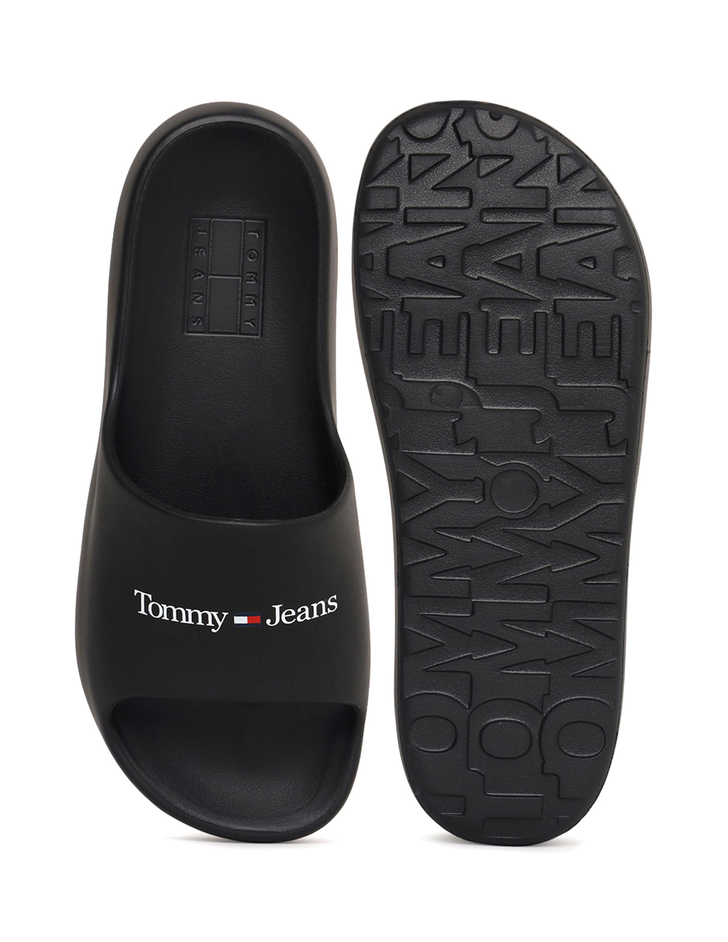 Children's tommy hilfiger sliders hot sale