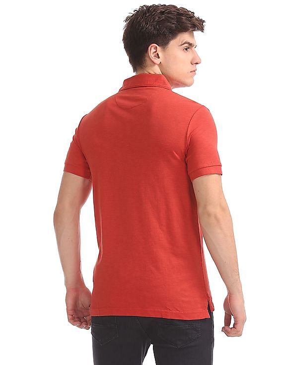 U.S. Polo Assn. Denim Co. Muscle Fit Slubbed Polo Shirt