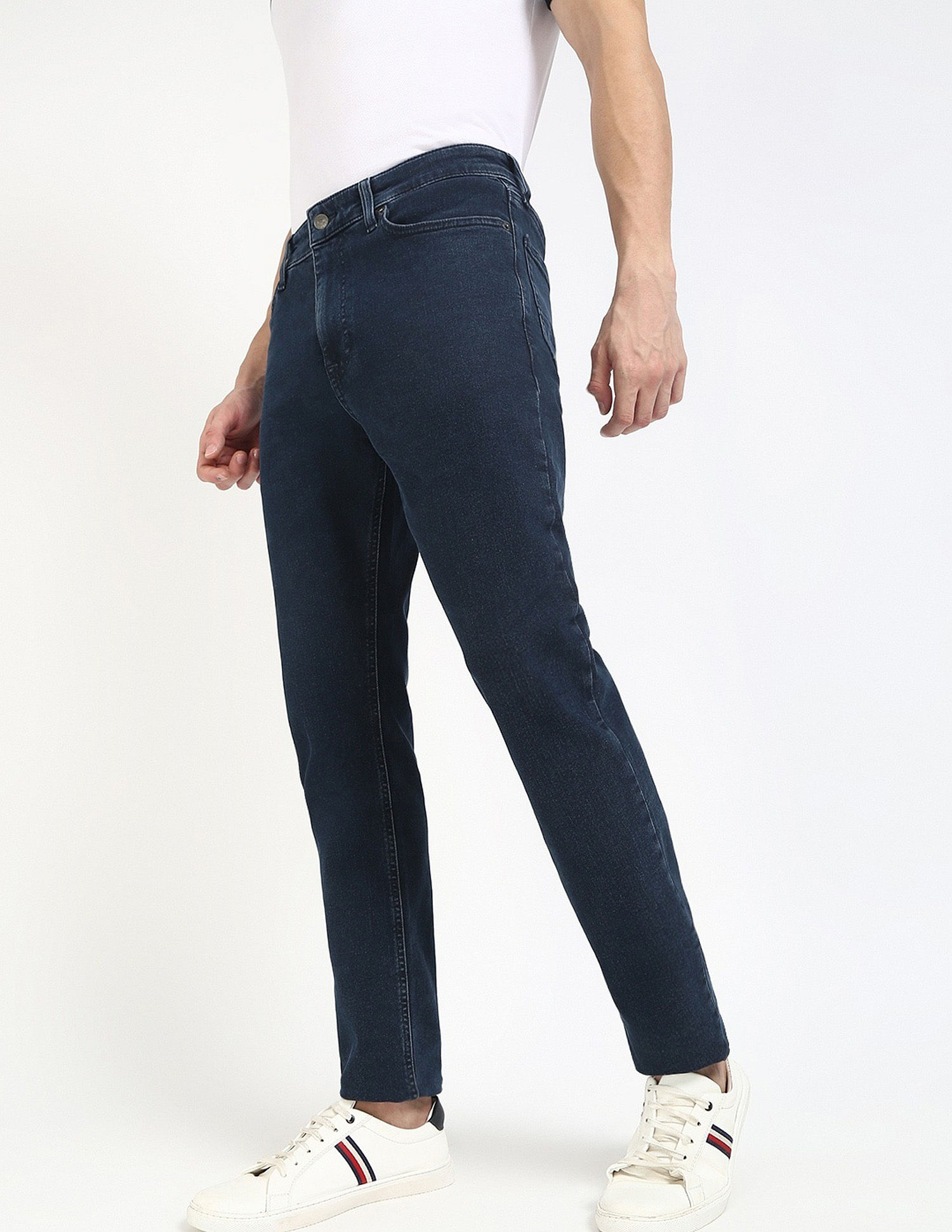 Tommy Hilfiger Rinse-Wash Skinny-Fit Mid Rise Jeans