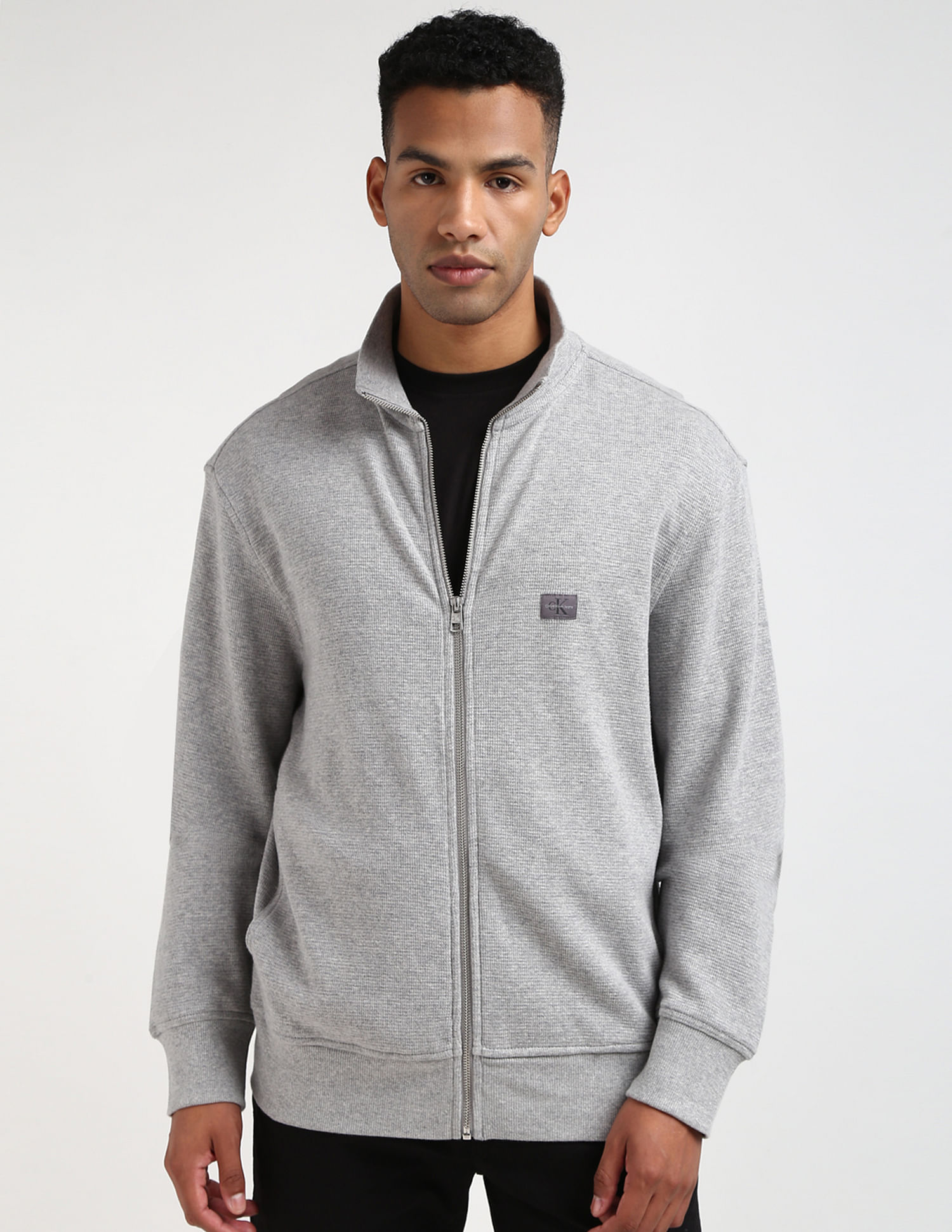 Calvin Klein High Neck Solid Sweatshirt