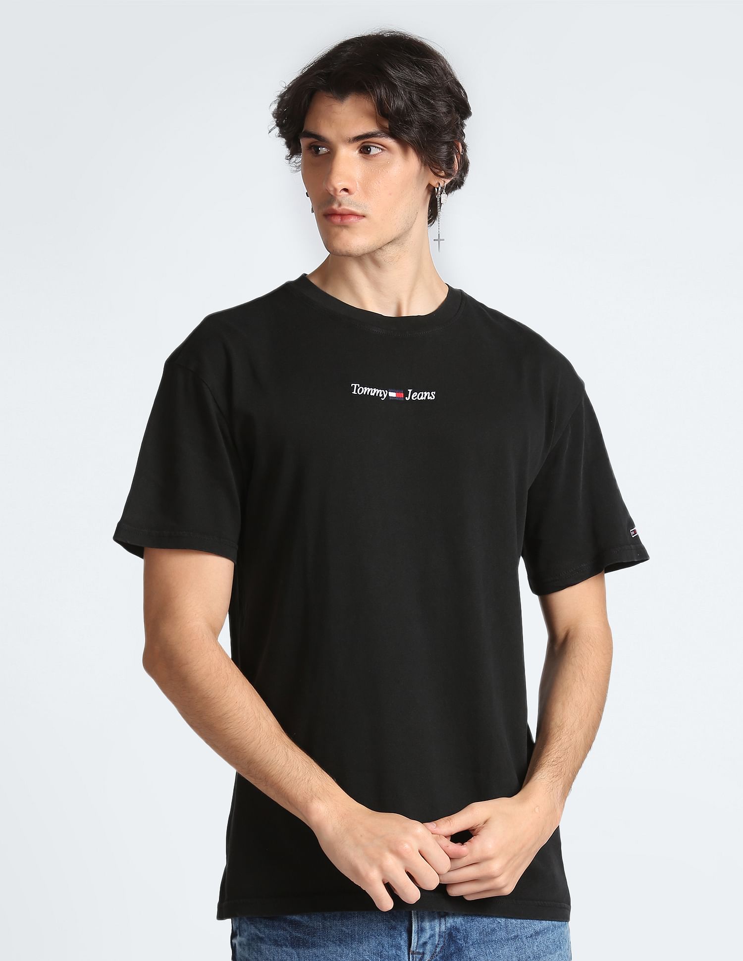 Tommy Hilfiger Cotton Casual Linear Logo T-Shirt