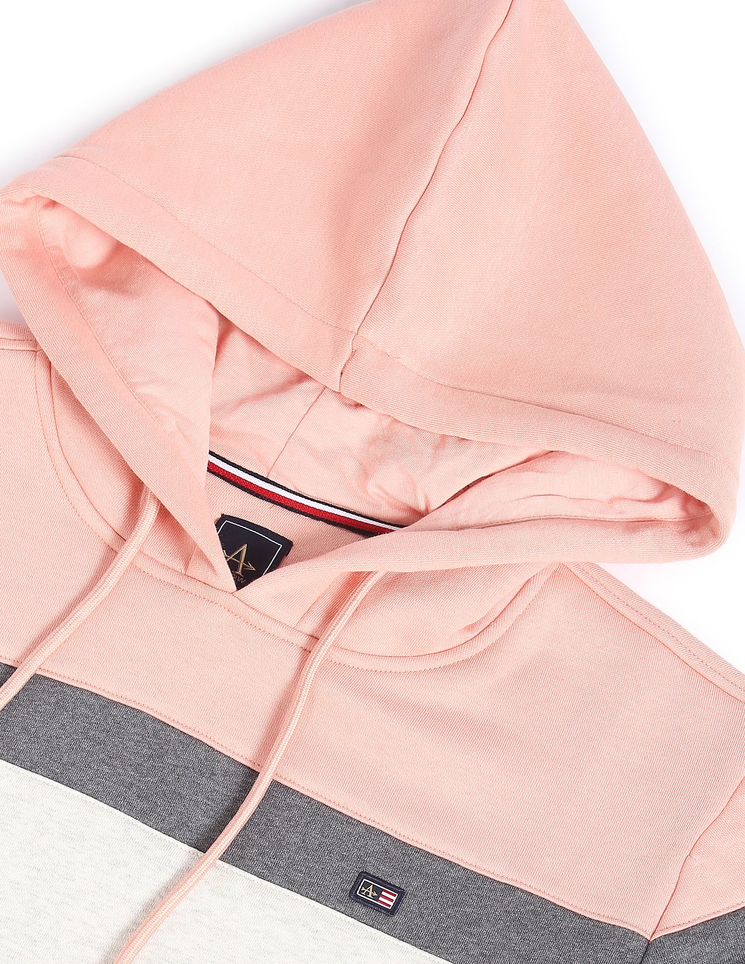 Arrow Sports Colour Block Hooded Sweatshirt