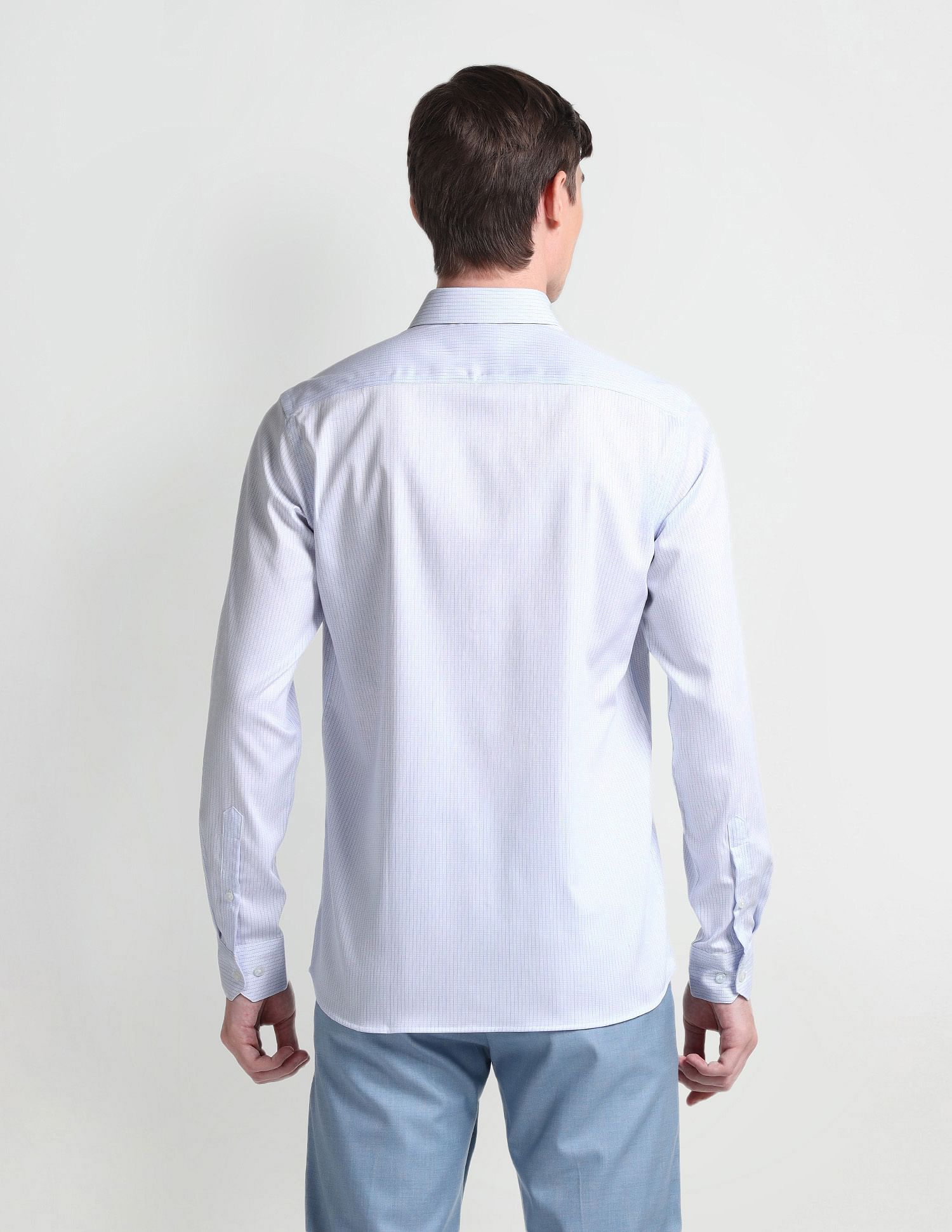 Arrow Manhattan Slim Fit Auto Press Shirt