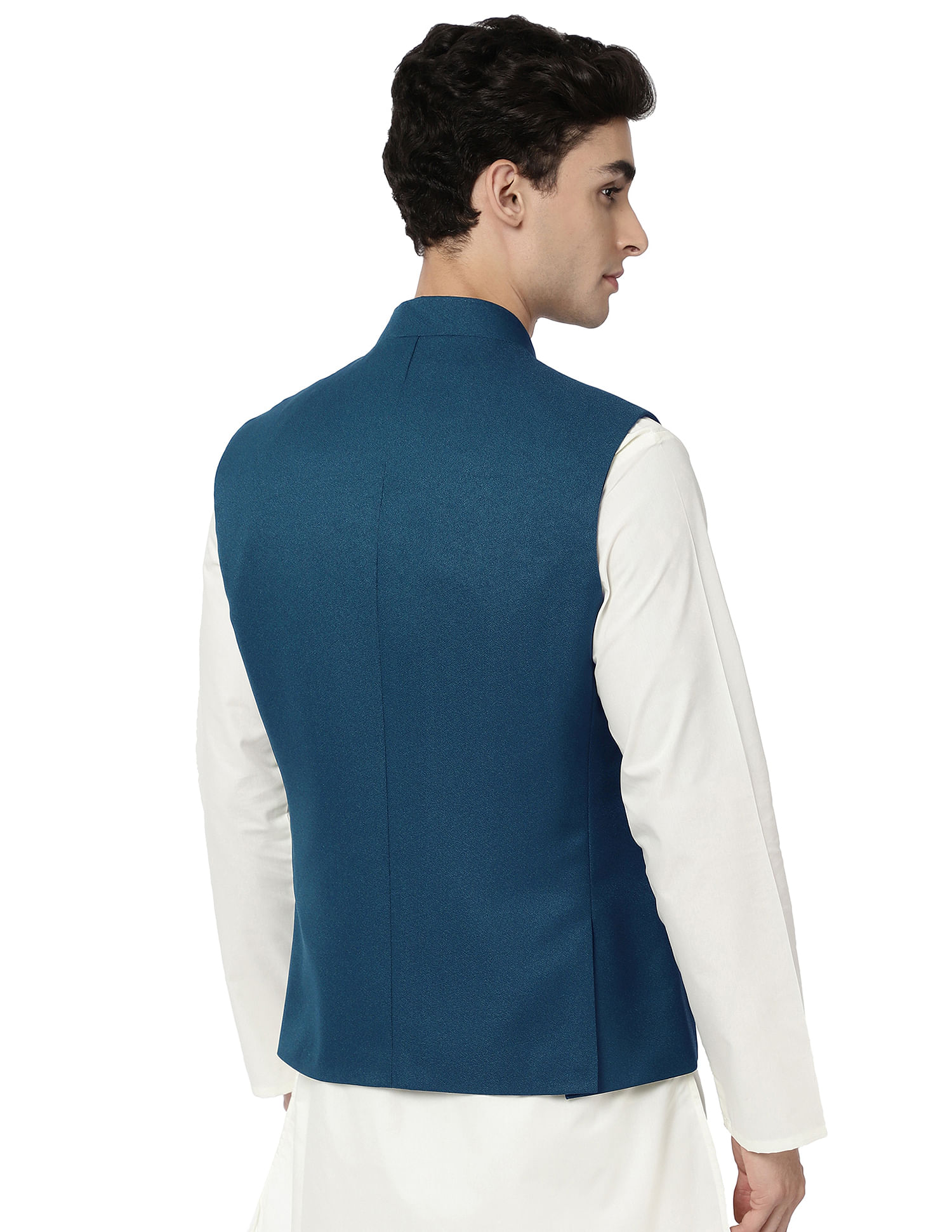 Slim fit nehru online jacket