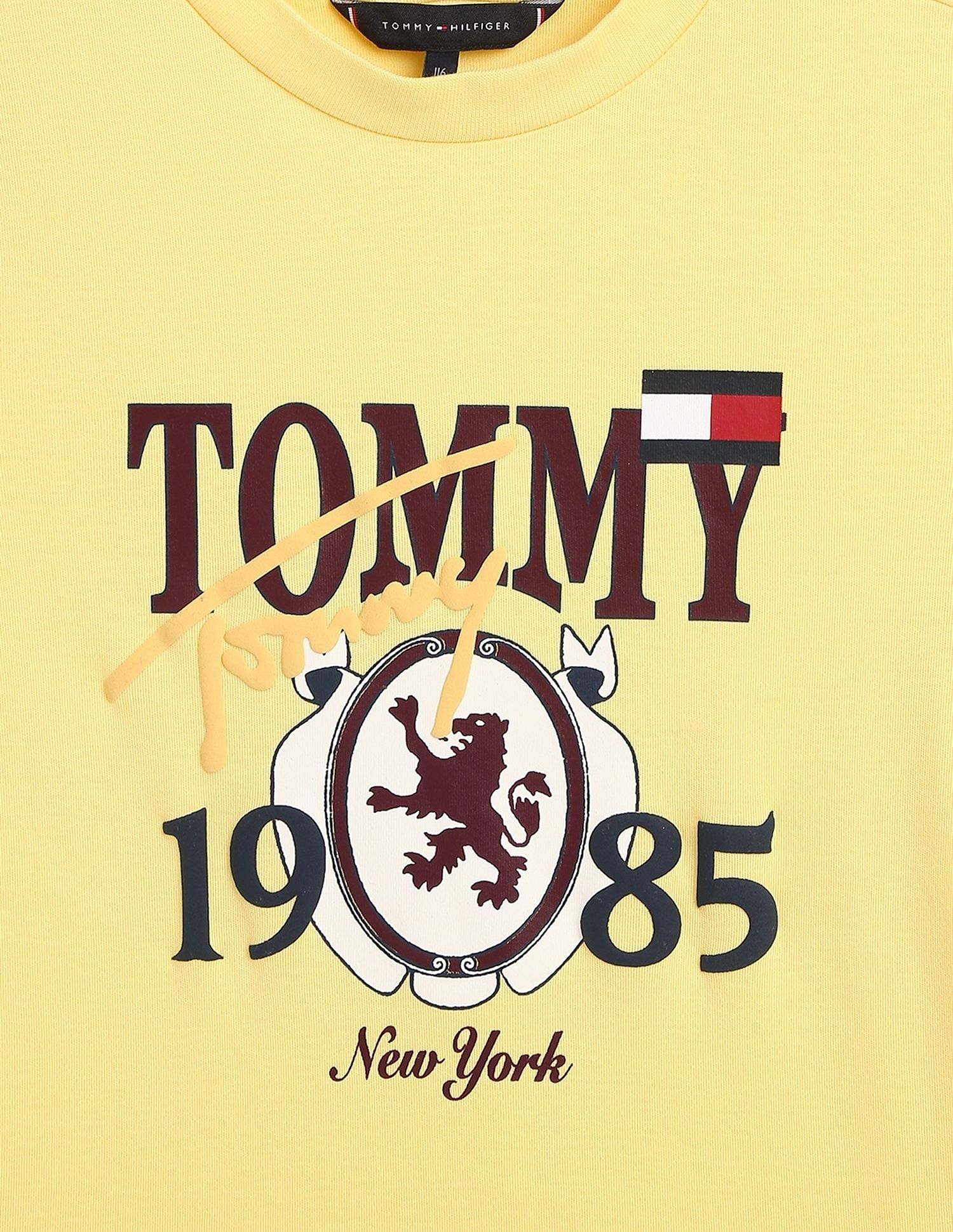 Tommy Hilfiger Kids Boys Graphic Regular-Fit Cotton T-Shirt