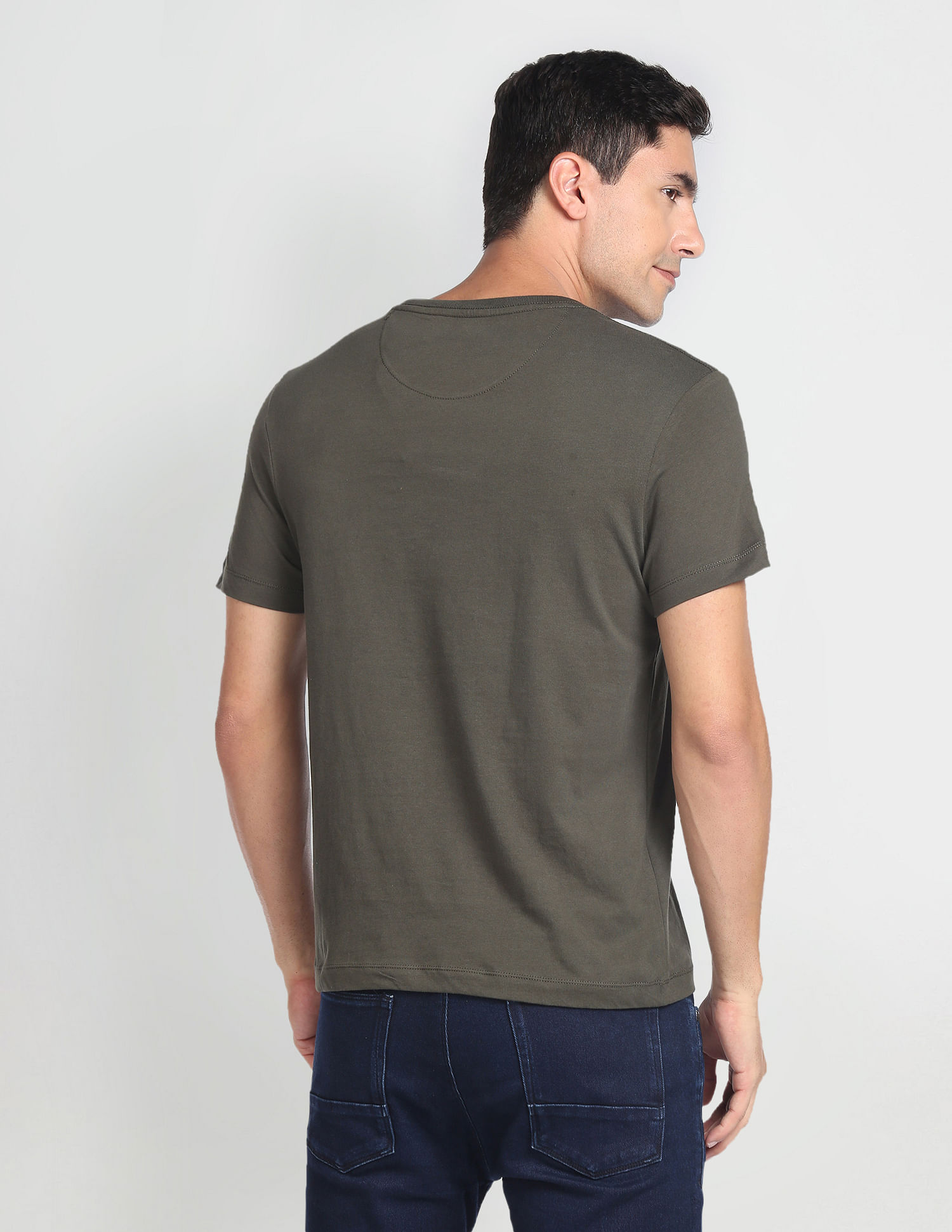 U.S. Polo Assn. Denim Co. Crew Neck Brand Print T-Shirt