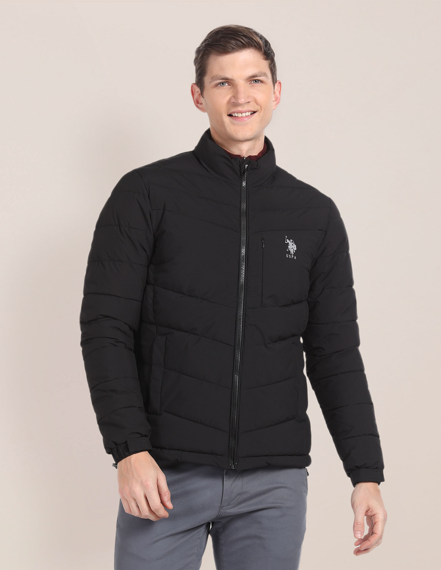 U.S. Polo Assn. Long Sleeves Quilted Jacket
