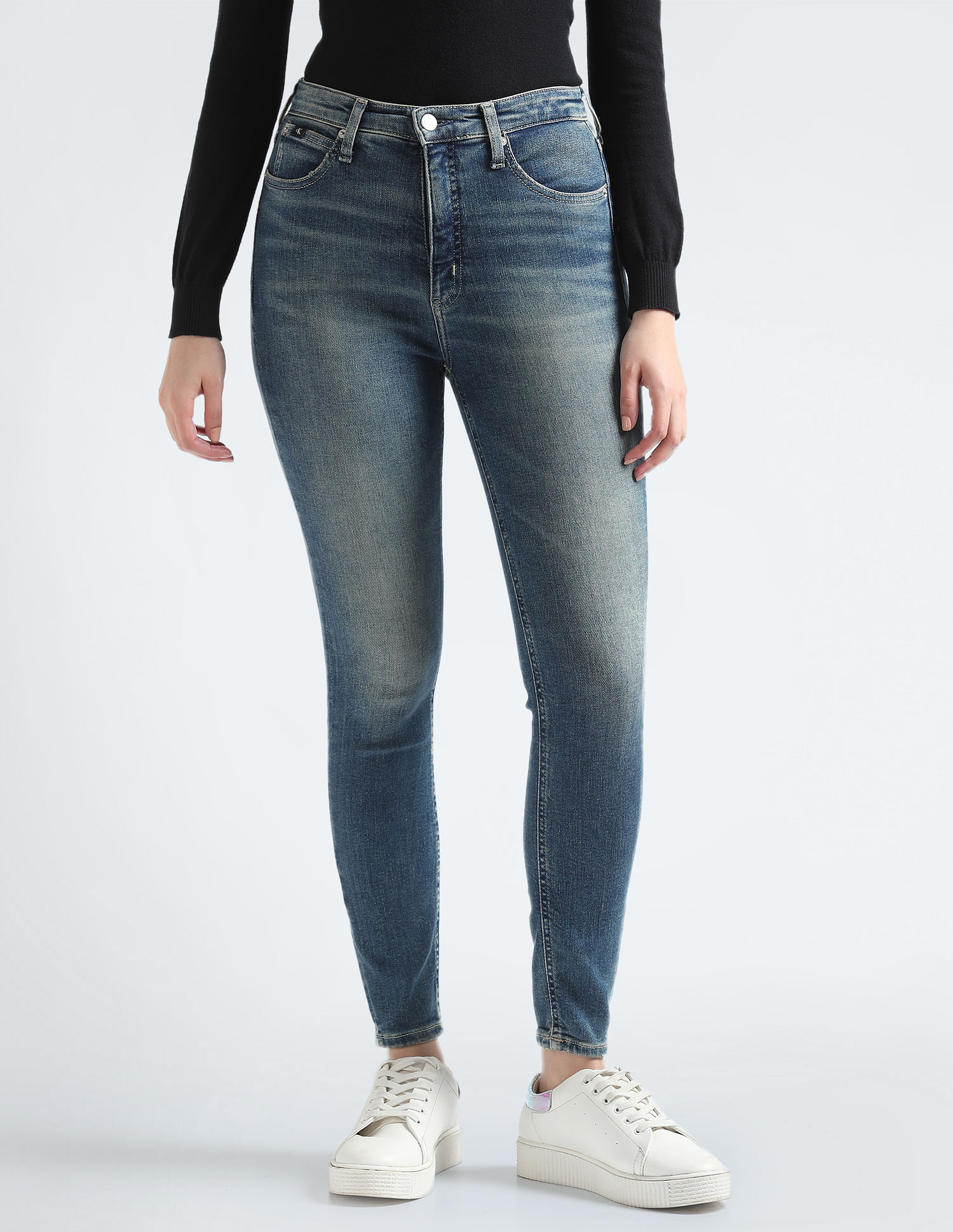 Calvin Klein Jeans High Rise Super Skinny Jeans