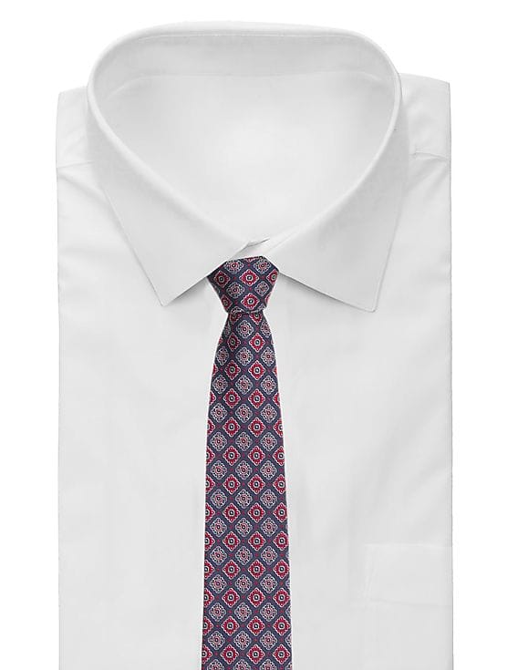 Buy Arrow Patterned Silk Tie