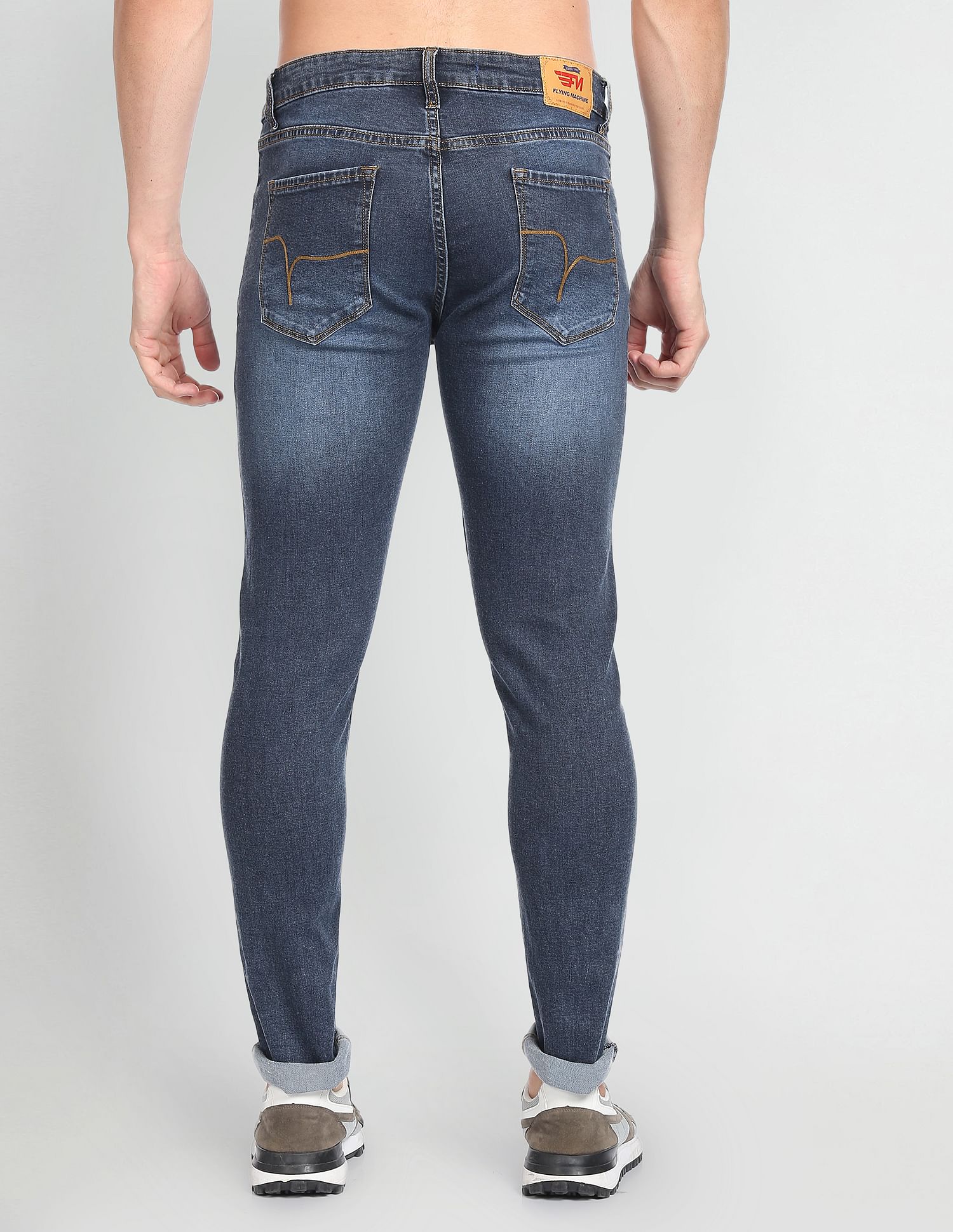 Flying Machine Skinny Fit Stone Wash Jeans