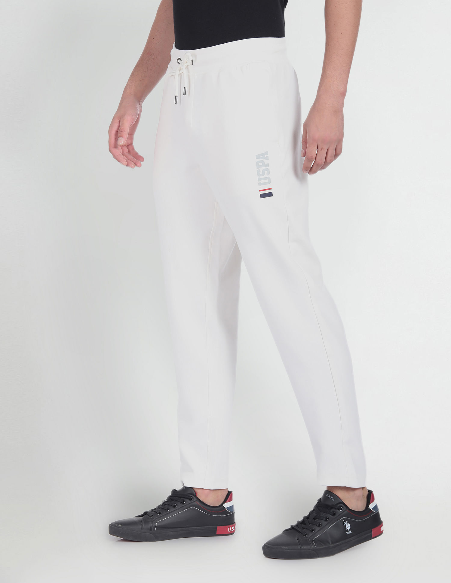 U.S. Polo Assn. Denim Co. Drawstring Waist Solid Track Pant