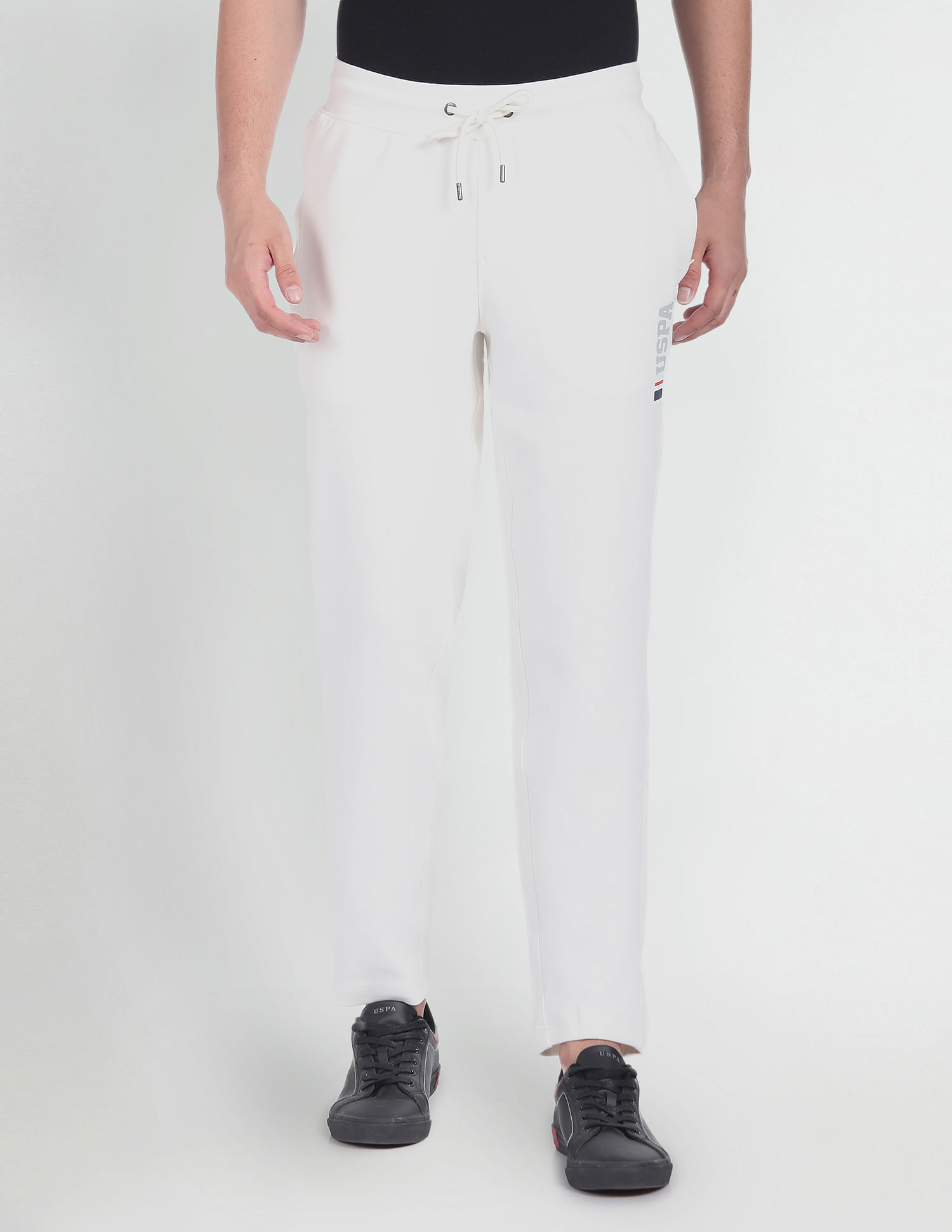 U.S. Polo Assn. Denim Co. Drawstring Waist Solid Track Pant