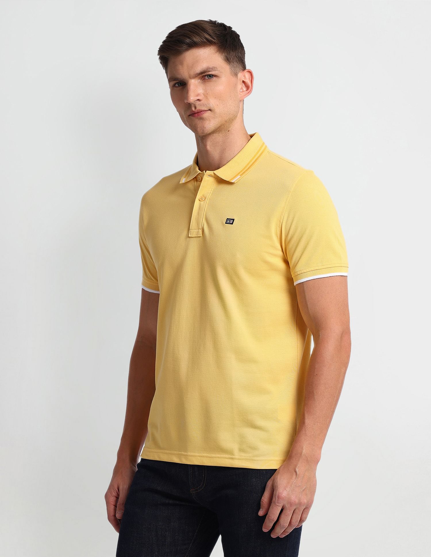 Arrow Sport Regular Fit Solid Polo Shirt