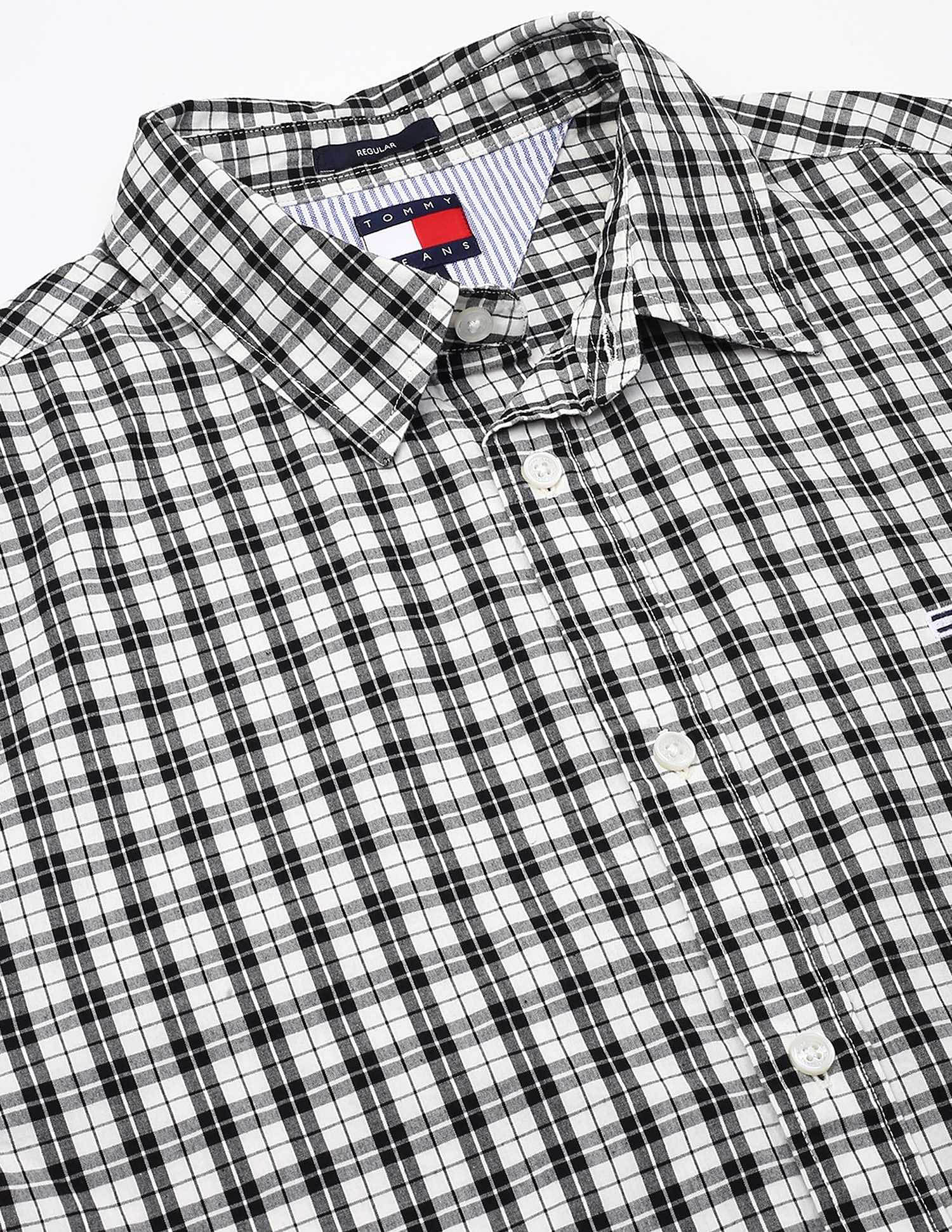 Tommy Hilfiger Checks Regular-Fit Woven Shirt