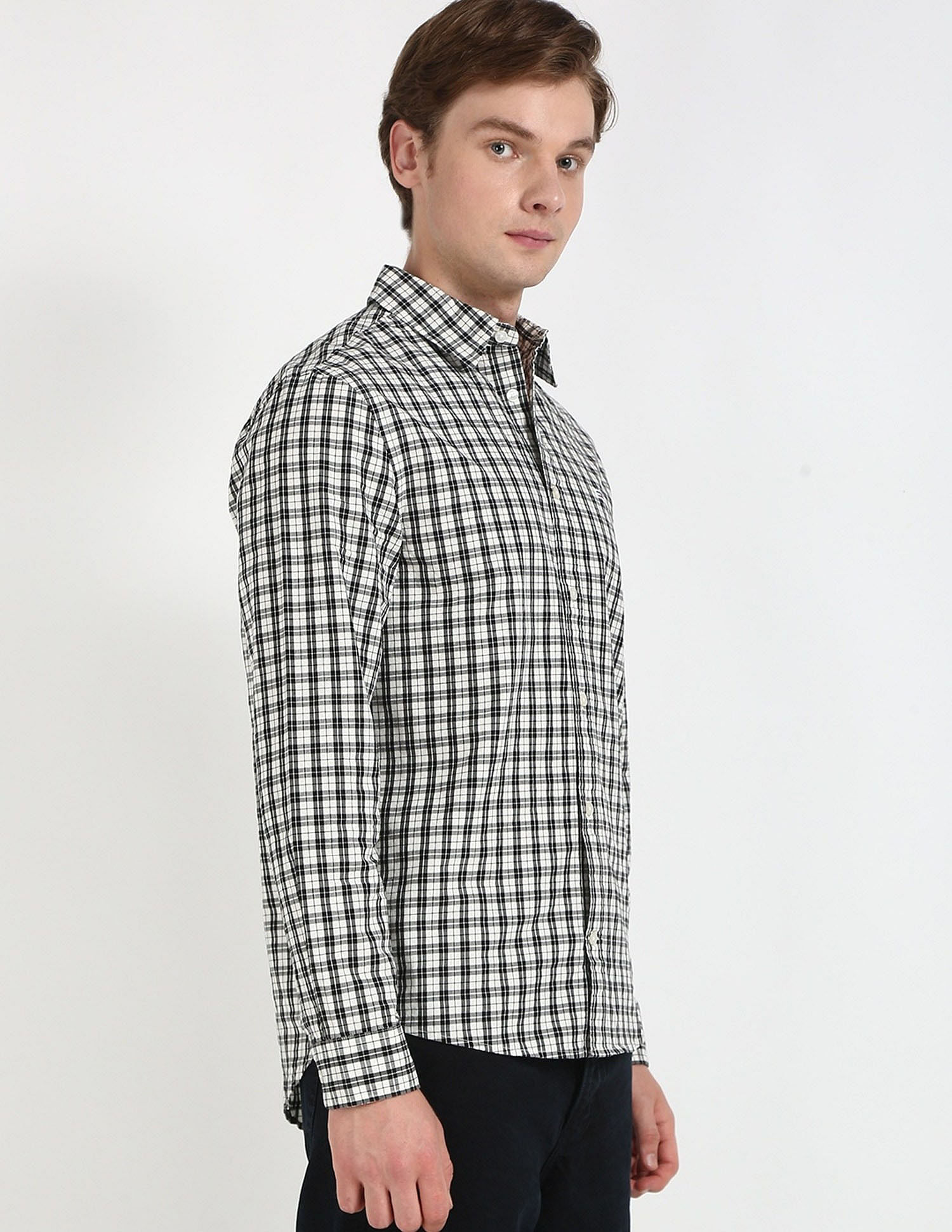 Tommy Hilfiger Checks Regular-Fit Woven Shirt