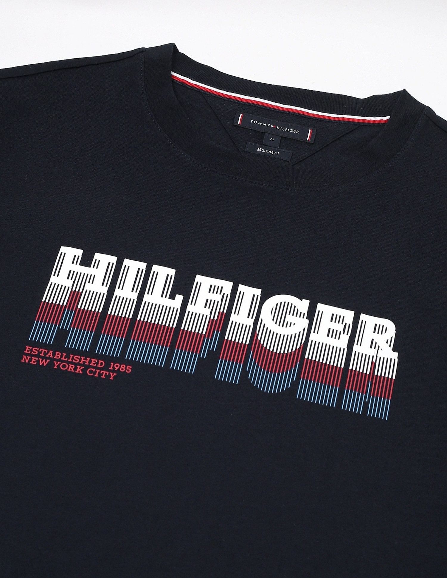 Tommy Hilfiger Logo Regular-Fit Cotton T-Shirt