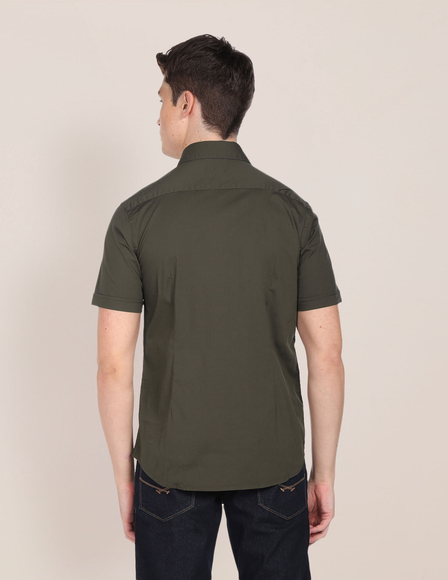 U.S. Polo Assn. Short Sleeve Slim Casual Shirt