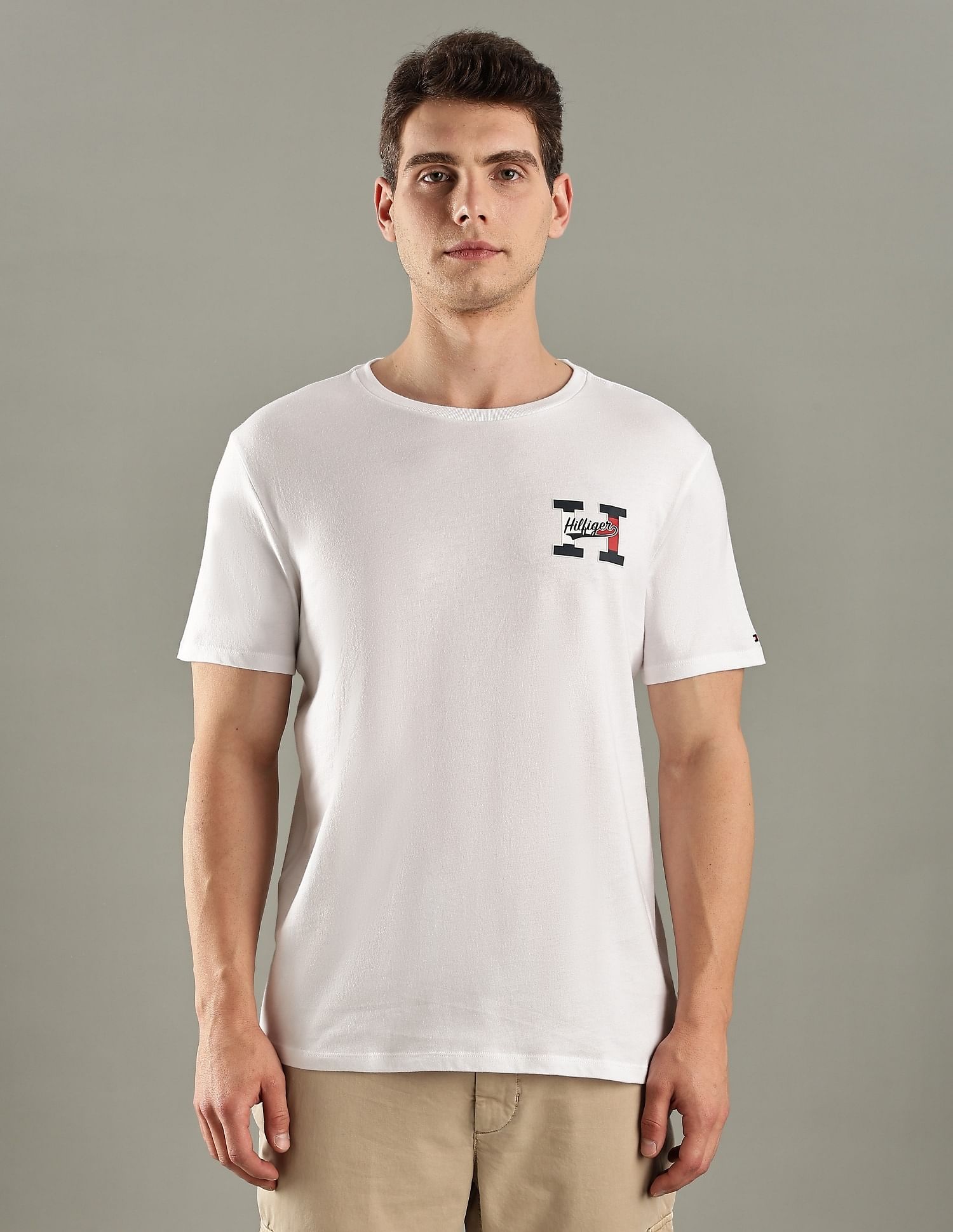 Tommy Hilfiger Logo Regular-Fit Cotton T-Shirt