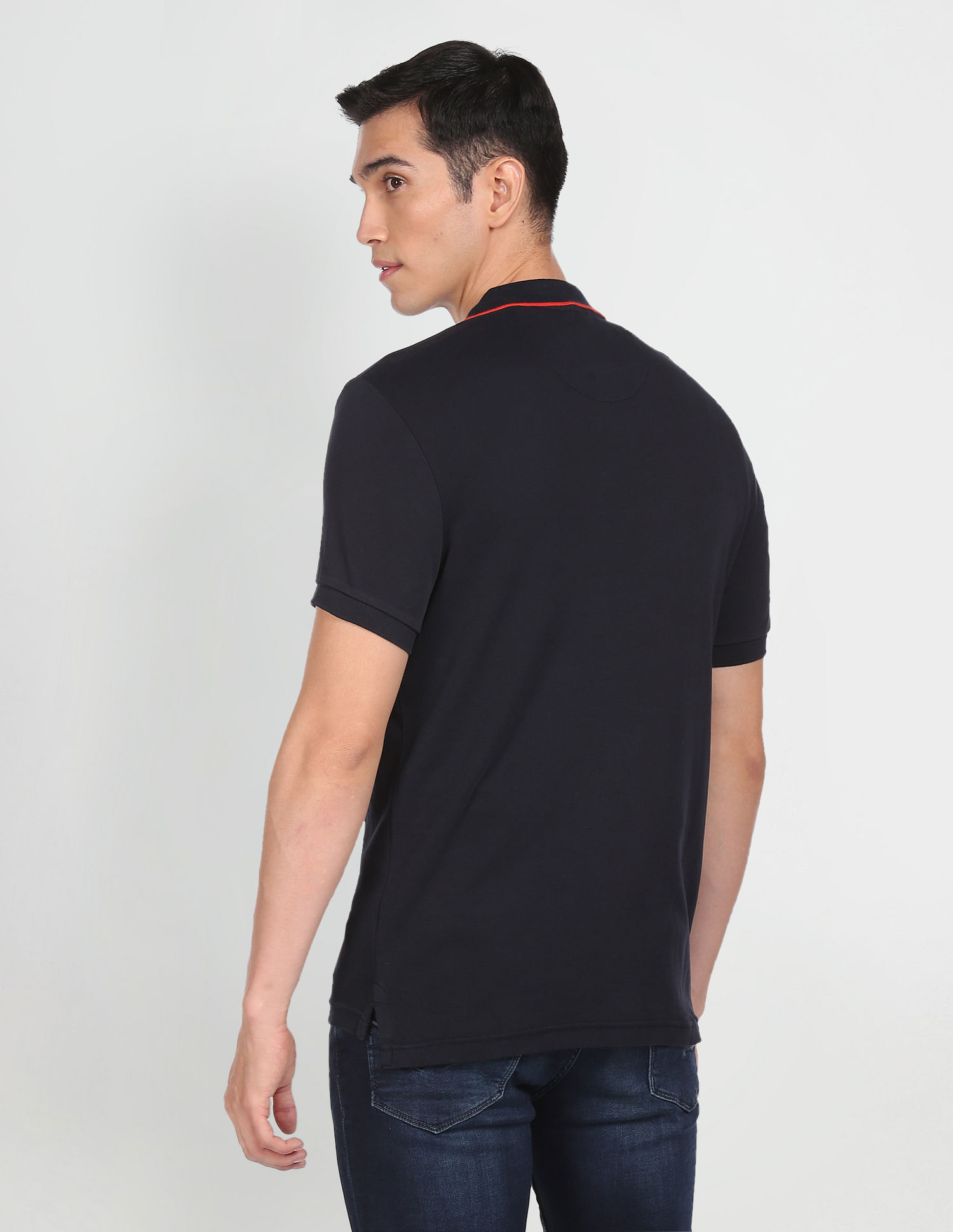 U.S. Polo Assn. Denim Co. Pure Cotton Striped Polo Shirt