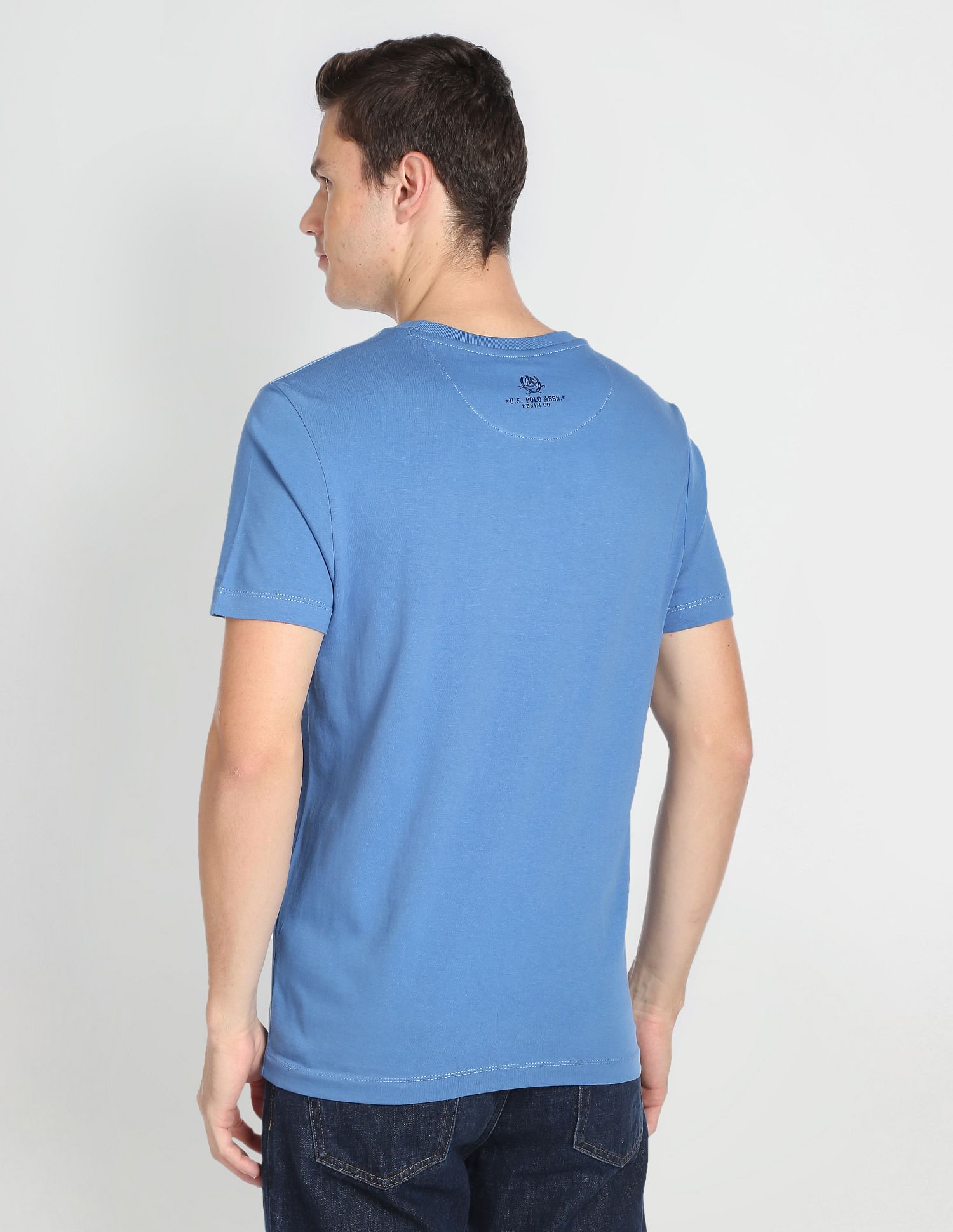 U.S. Polo Assn. Cotton Brand Print T-Shirt