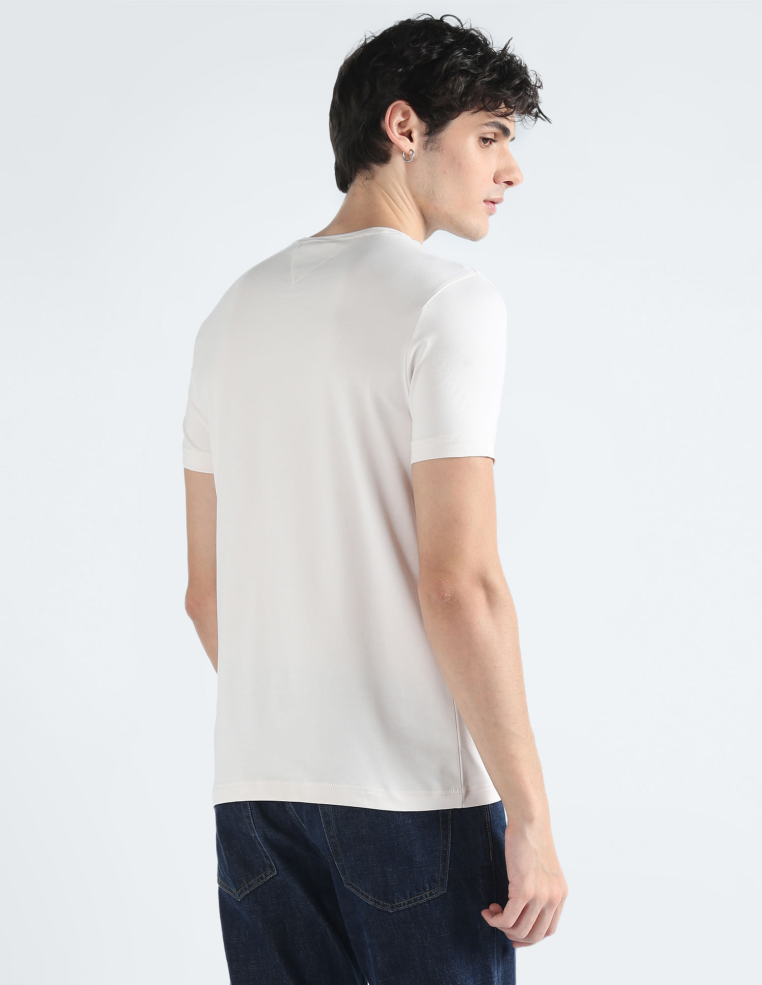 Tommy Hilfiger Transitional Organic Cotton Stretch Slim T-Shirt