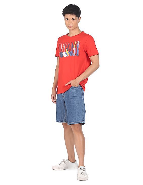 U.S. Polo Assn. Denim Co. Cotton Printed T-Shirt