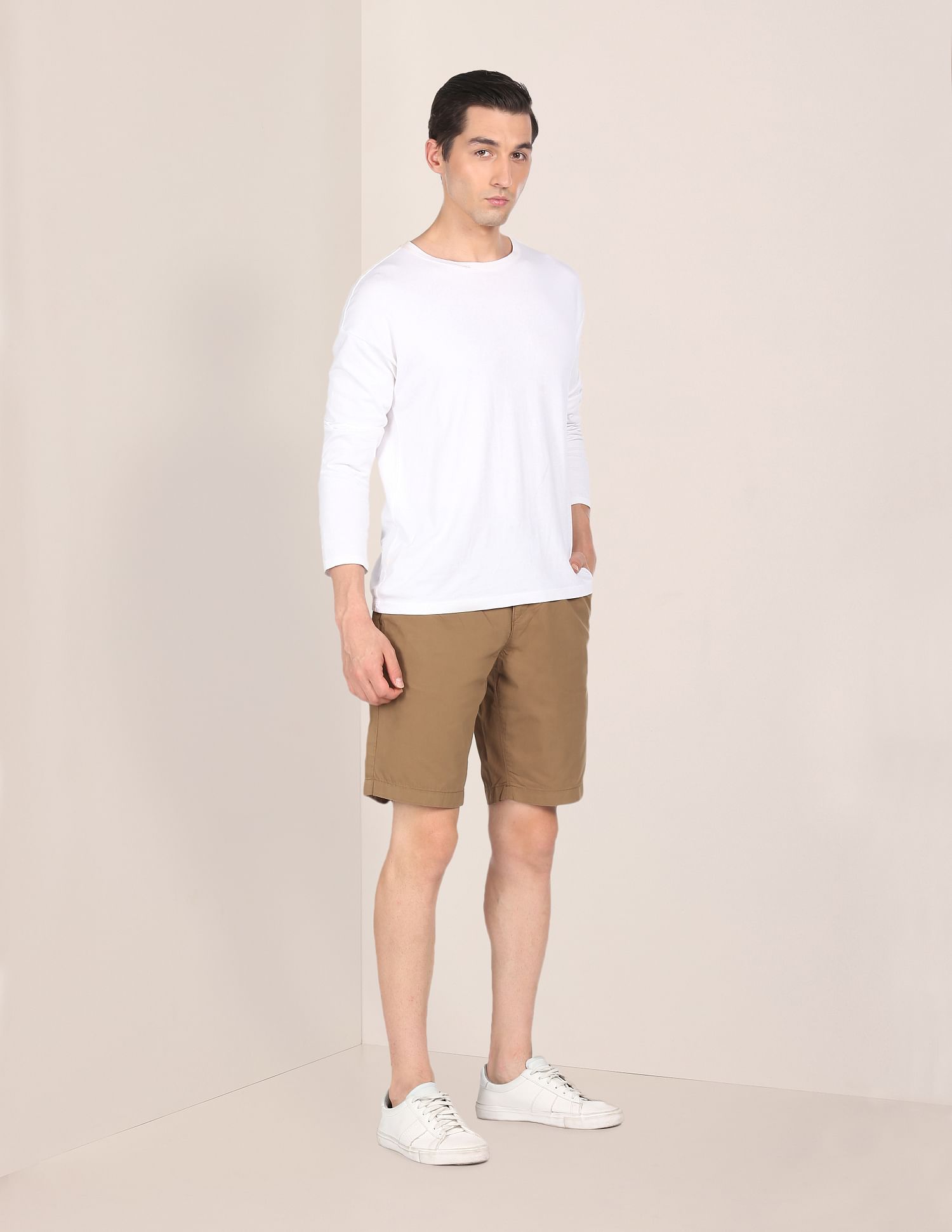 U.S. Polo Assn. Slim Fit Solid Shorts
