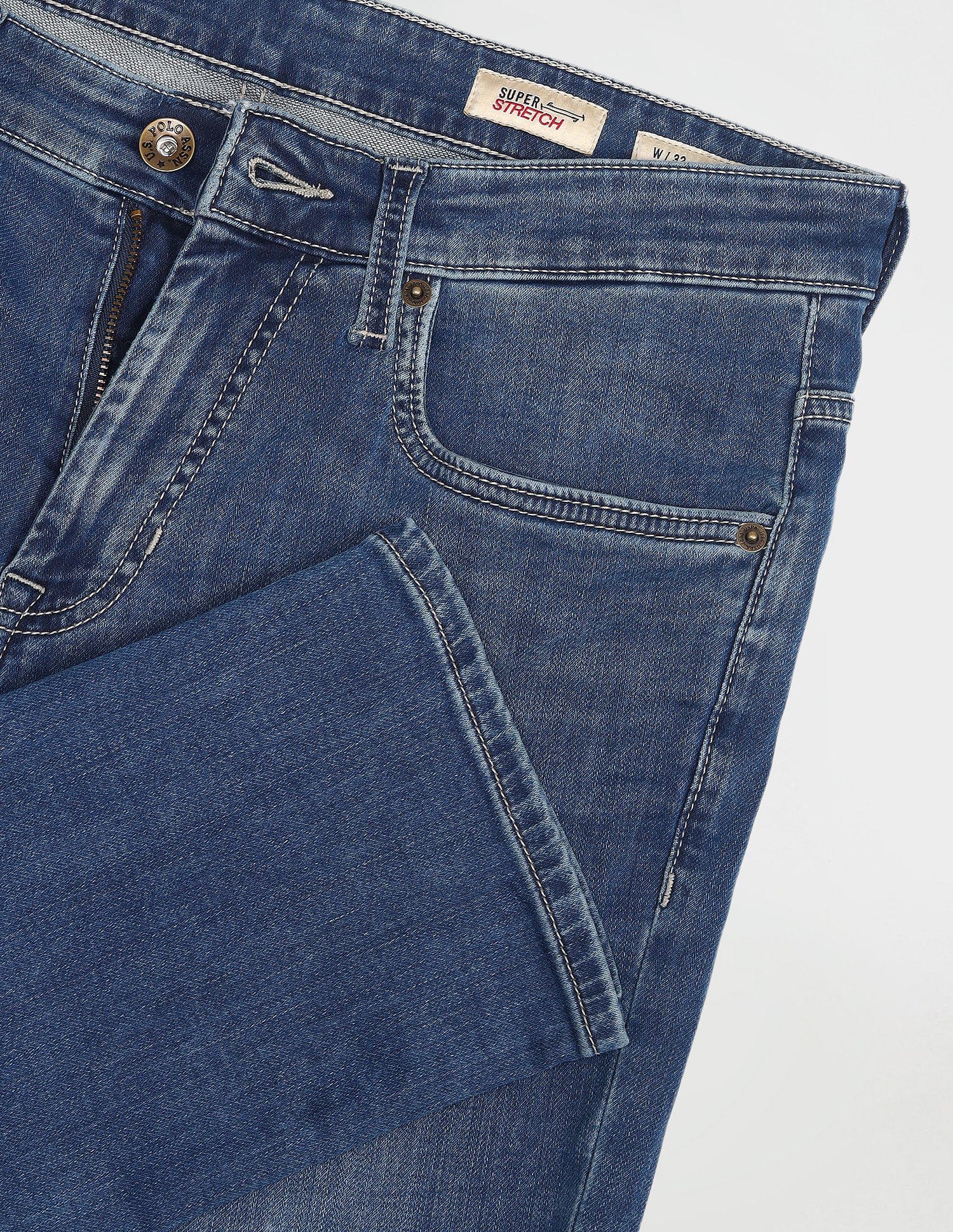 U.S. Polo Assn. Denim Co. Brandon Slim Tapered Fit Blue Jeans