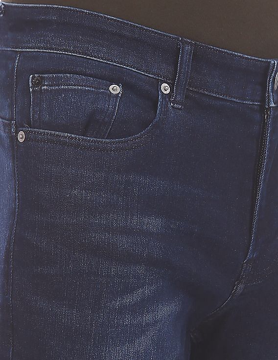 Calvin Klein Men Dark Slim Fit Blue Stone Wash Jeans