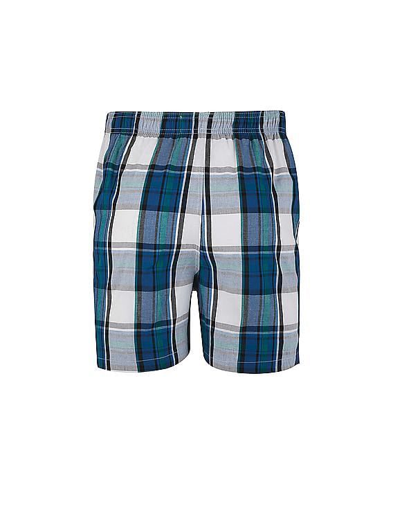 Aeropostale Woven Plaid Boxers
