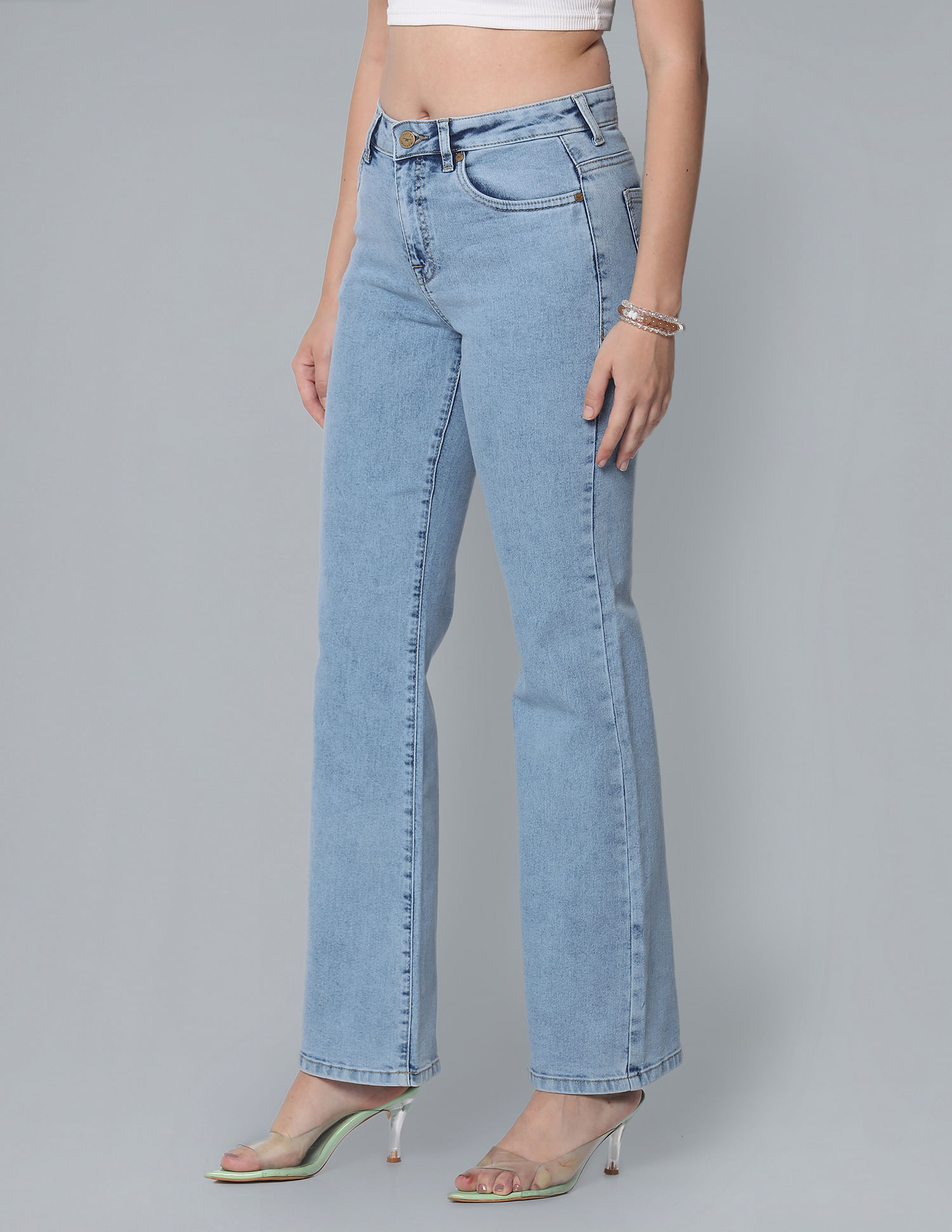 Yitimuceng Baggy Jeans Women 3 Button Wide Leg Pants Straight Slouchy Jeans  High Waist Fashion Vintage Loose Denim Flare Pants - AliExpress
