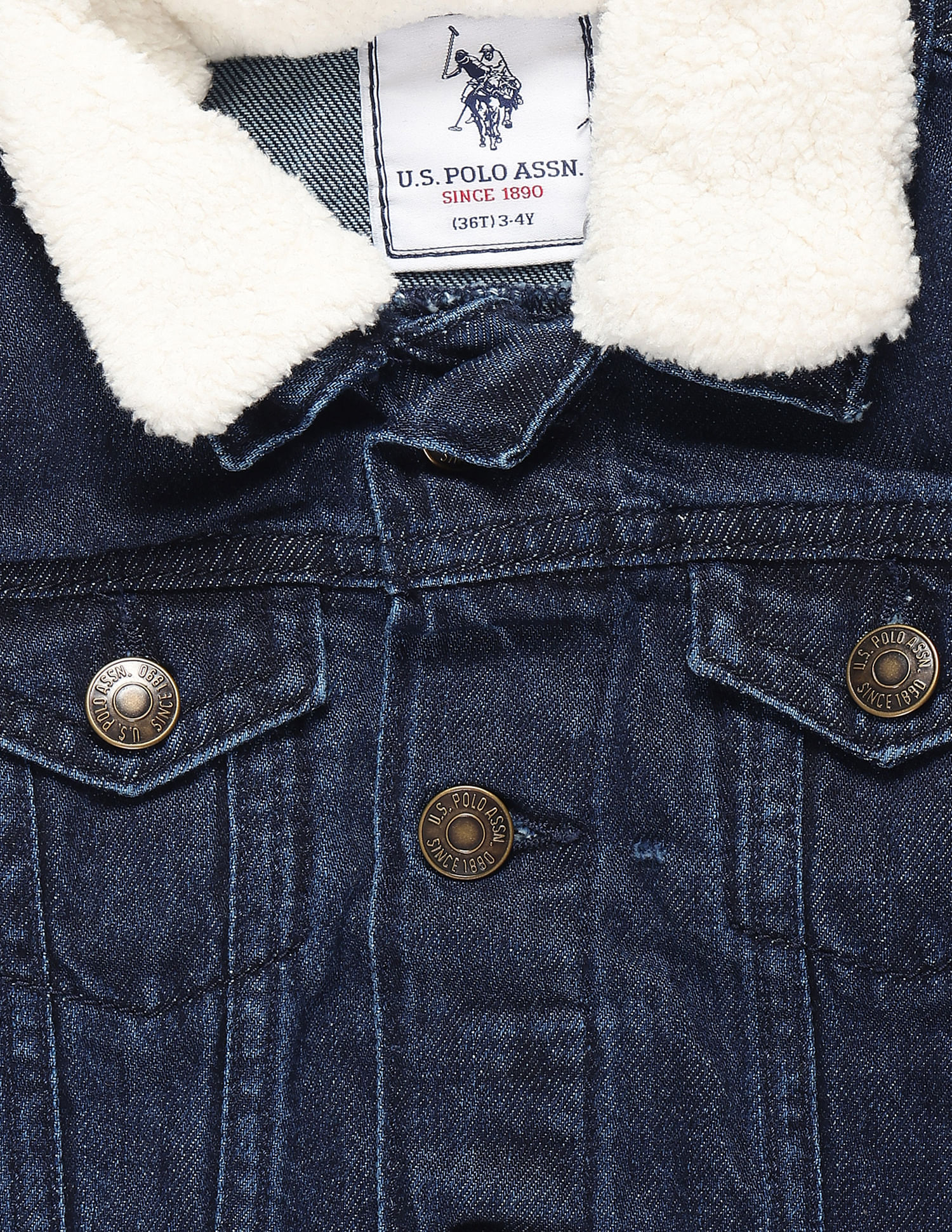 Shop Online Boys Blue Text Print Full-Sleeve Denim Jacket at ₹1379-thanhphatduhoc.com.vn
