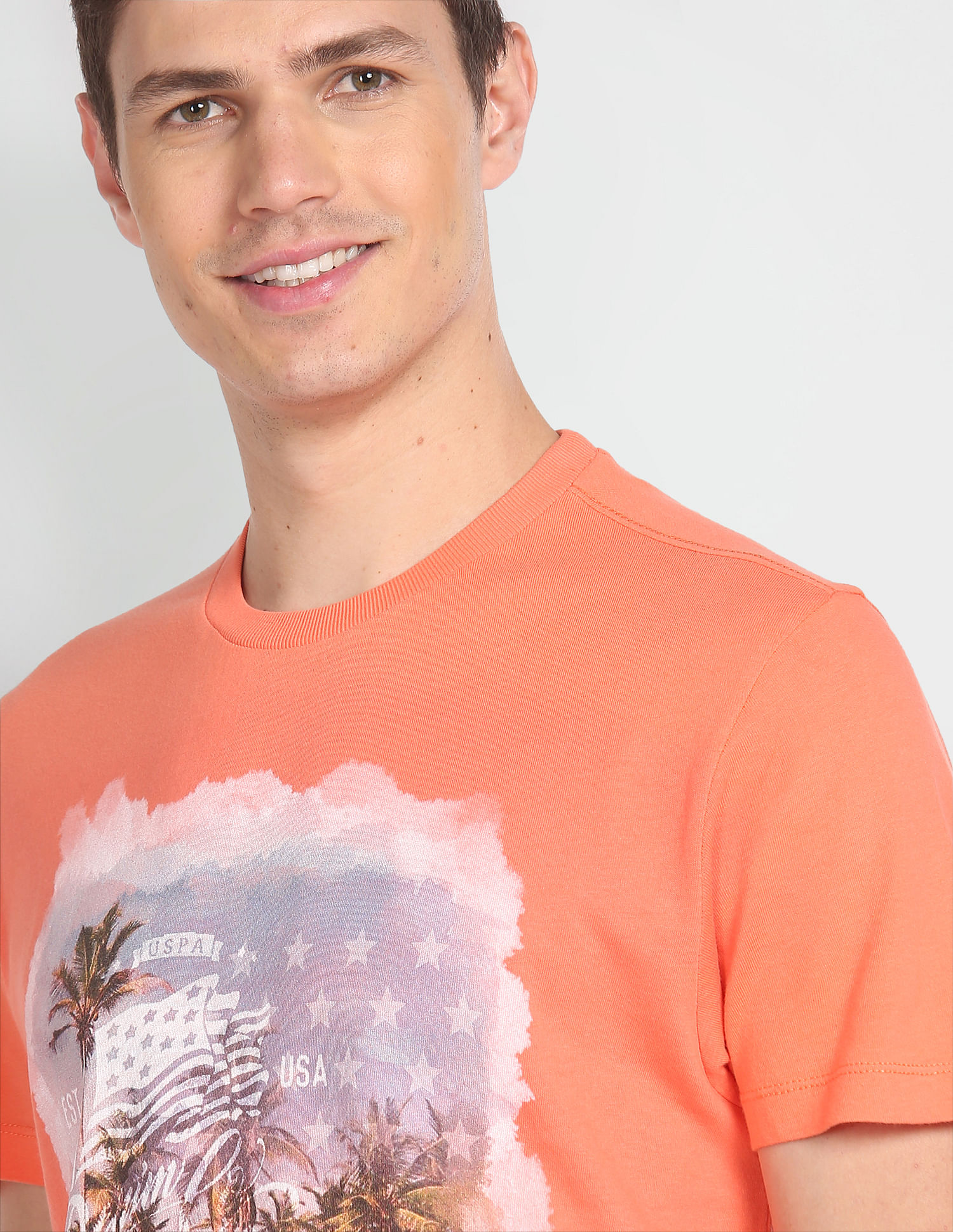 新品 unoa PeoMeow Coral orange ウノア Tシャツ 新品 unoa PeoMeow Coral orange ウノア Tシャツ ダンス・バレエ