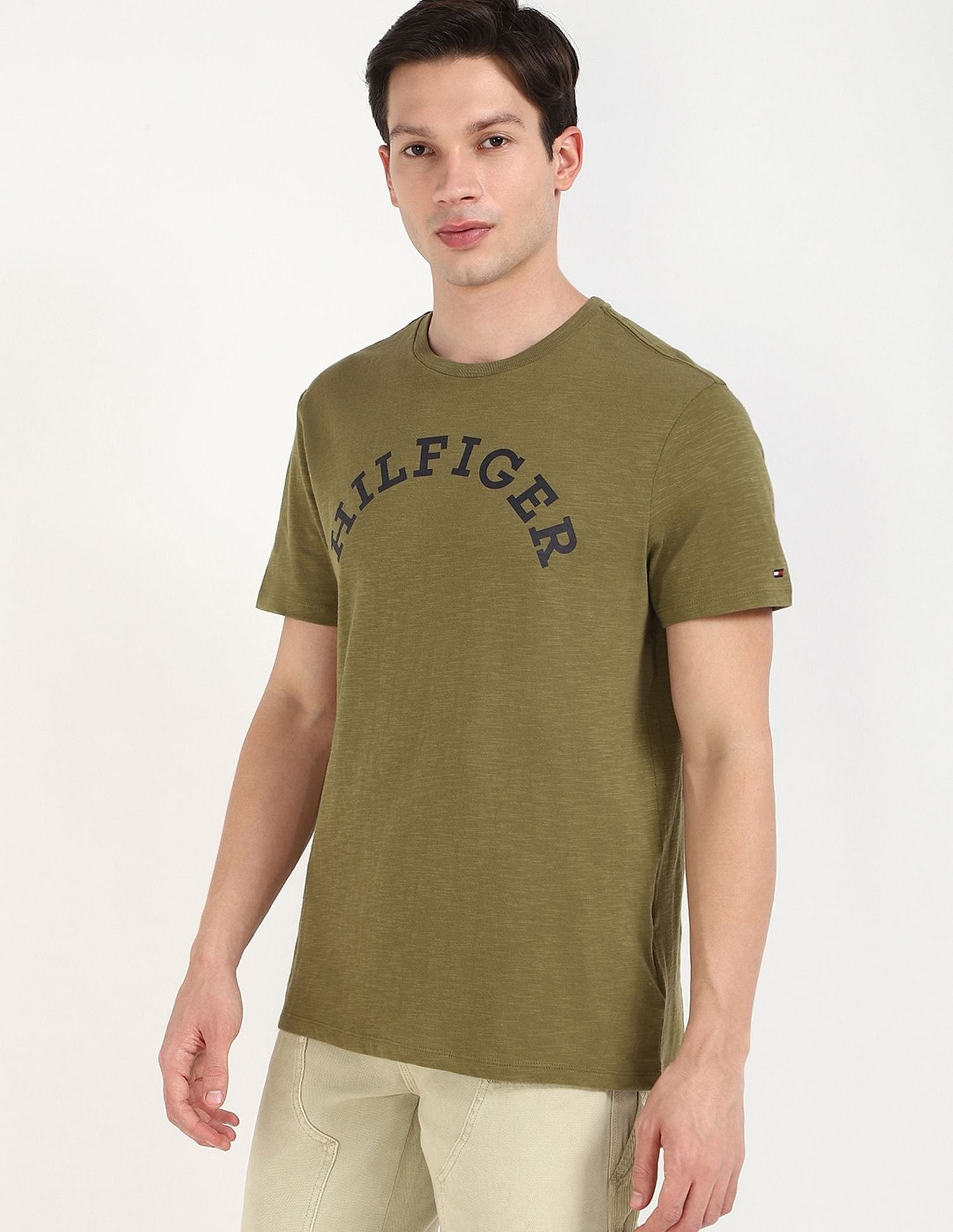 Tommy Hilfiger Logo Regular-Fit Cotton T-Shirt