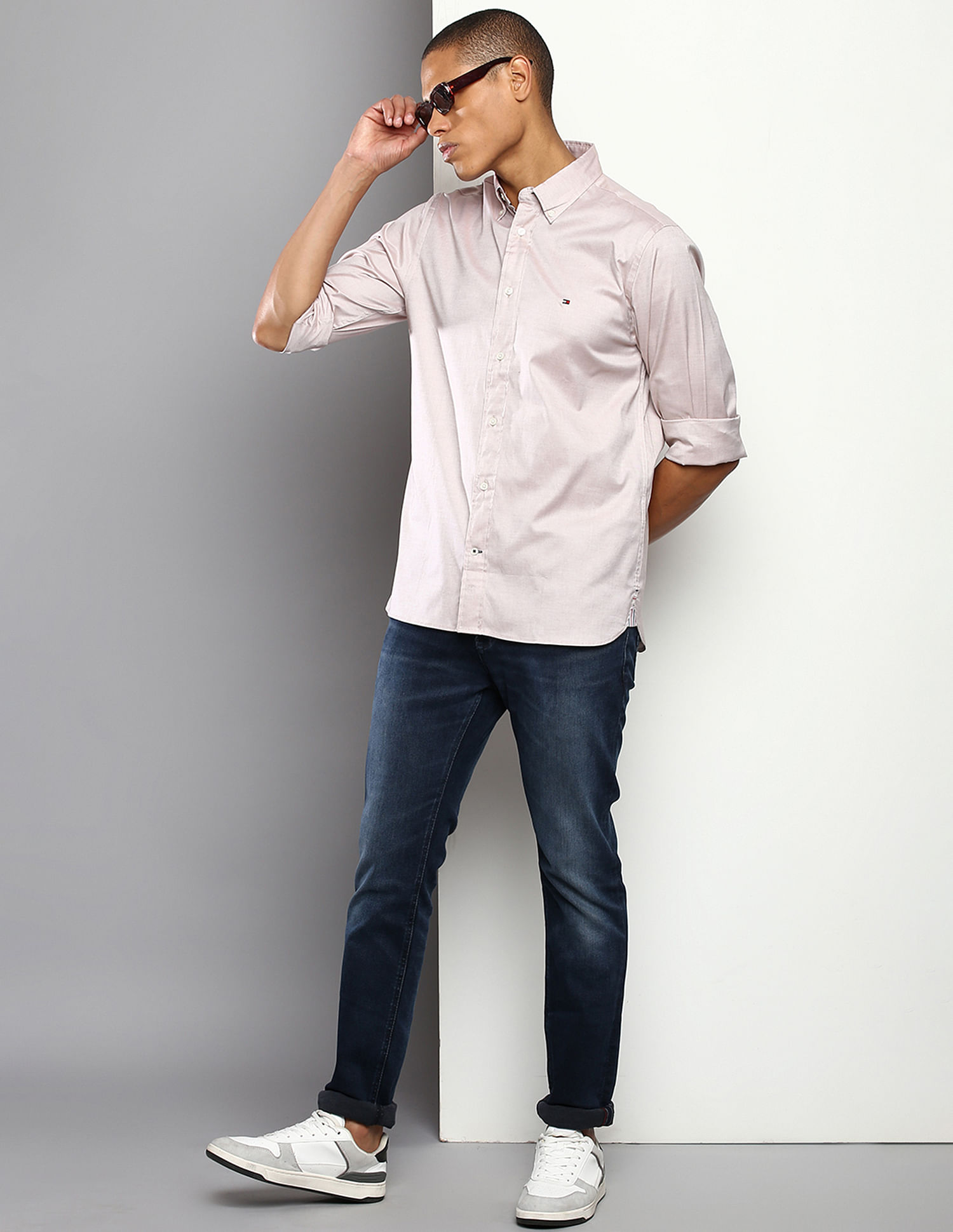 Tシャツ・カットソー BEAMS FW24 Oxford linen shirt (38110681139 01) BEAMS PLUS BD BEAMS PLUS Oxford (Shirts, Blouses, Casual