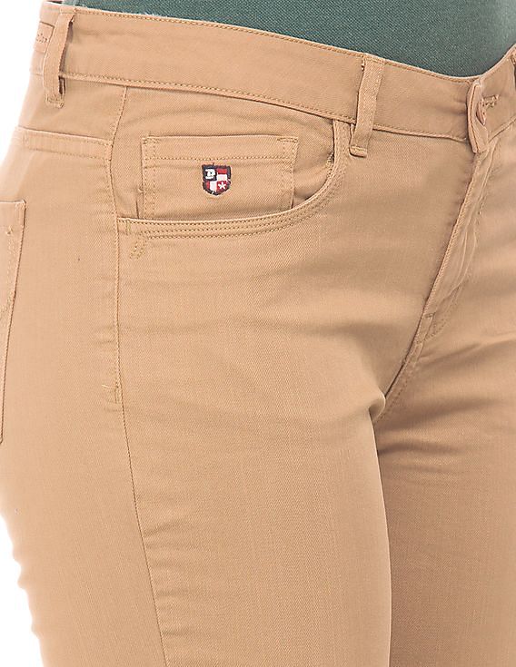 Buy Crimsoune Club Women Skinny Khaki Jeans  26 at Amazonin