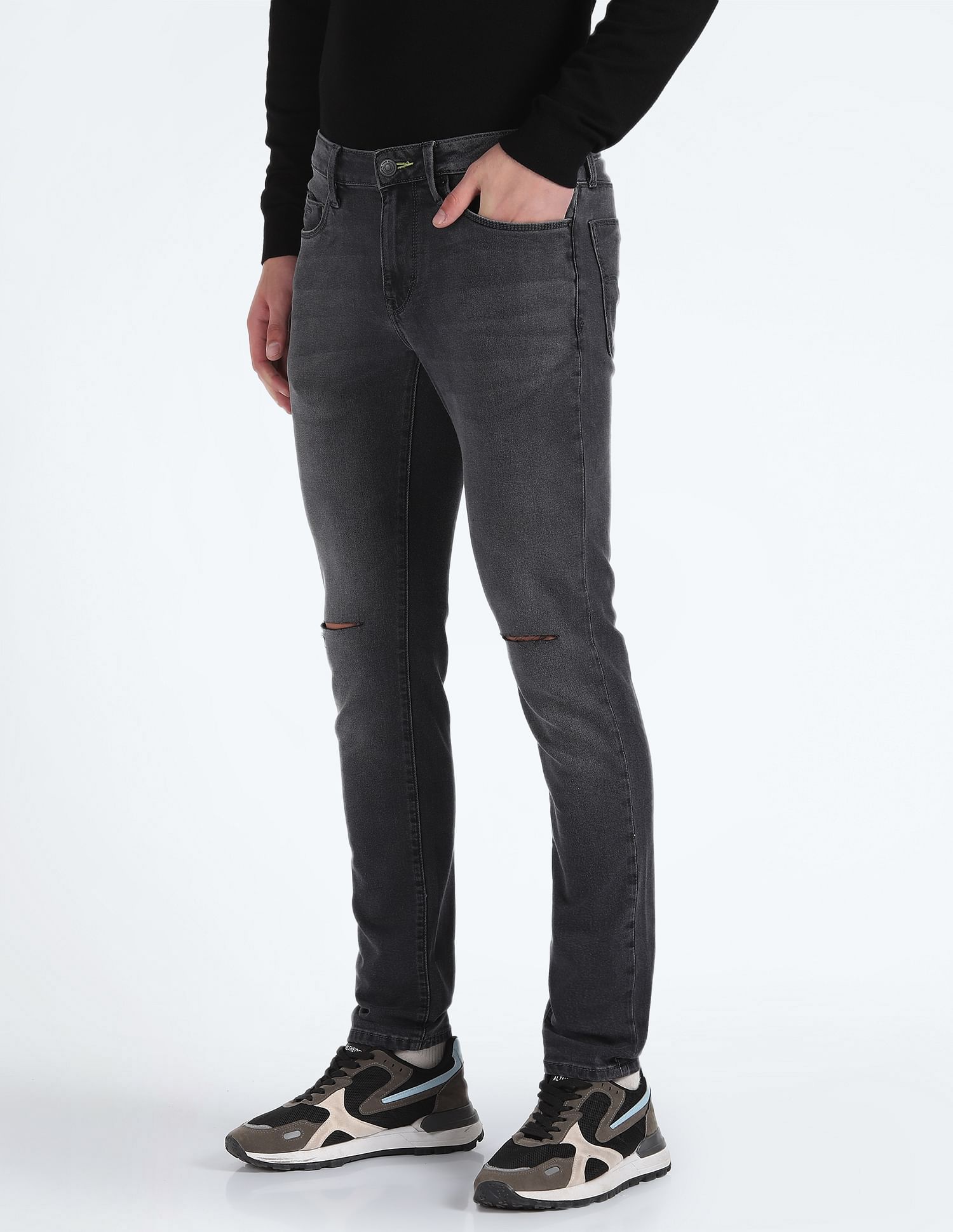 Flying Machine Super Skinny Fit Mid Rise Jeans