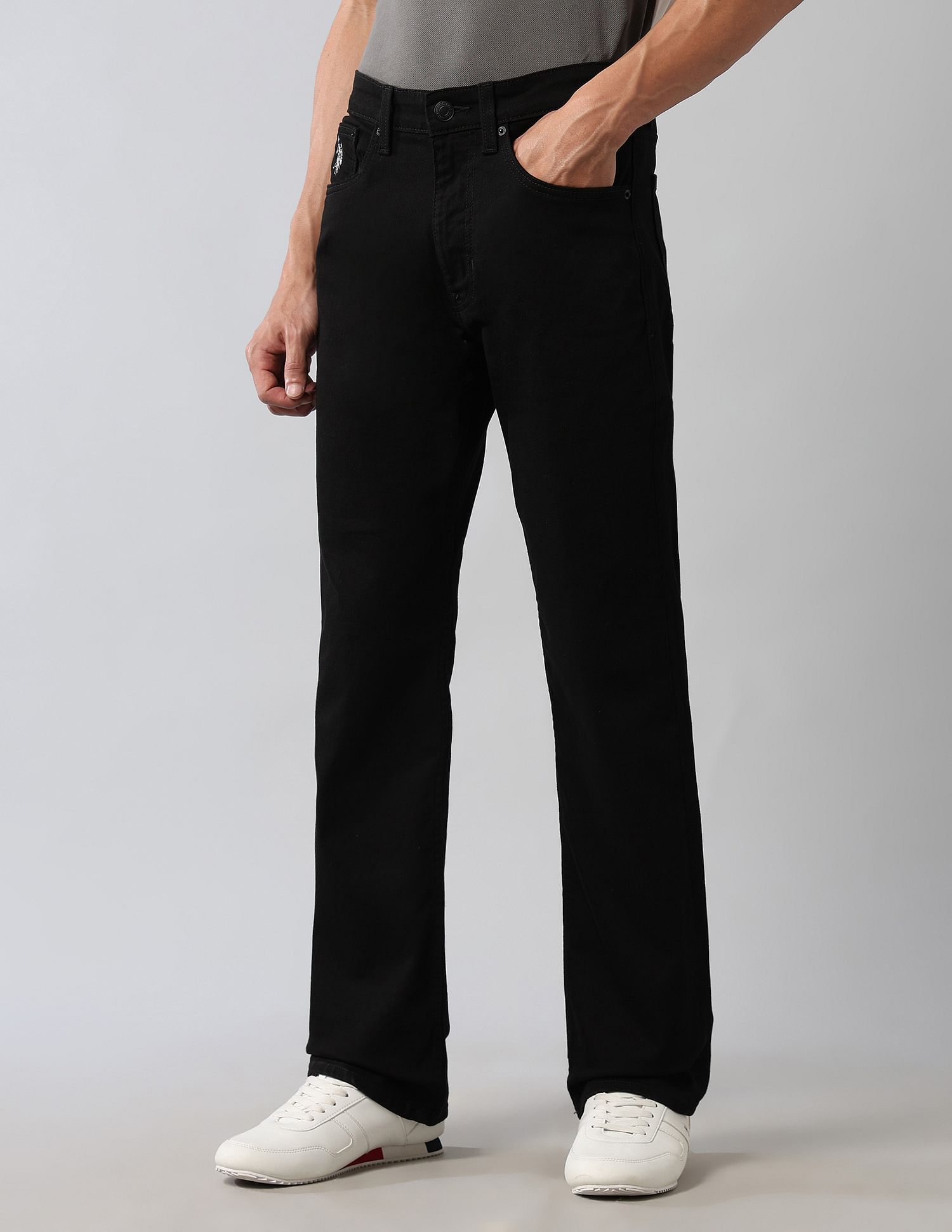 U.S. Polo Assn. Denim Co. Connor Bootcut Fit Black Jeans