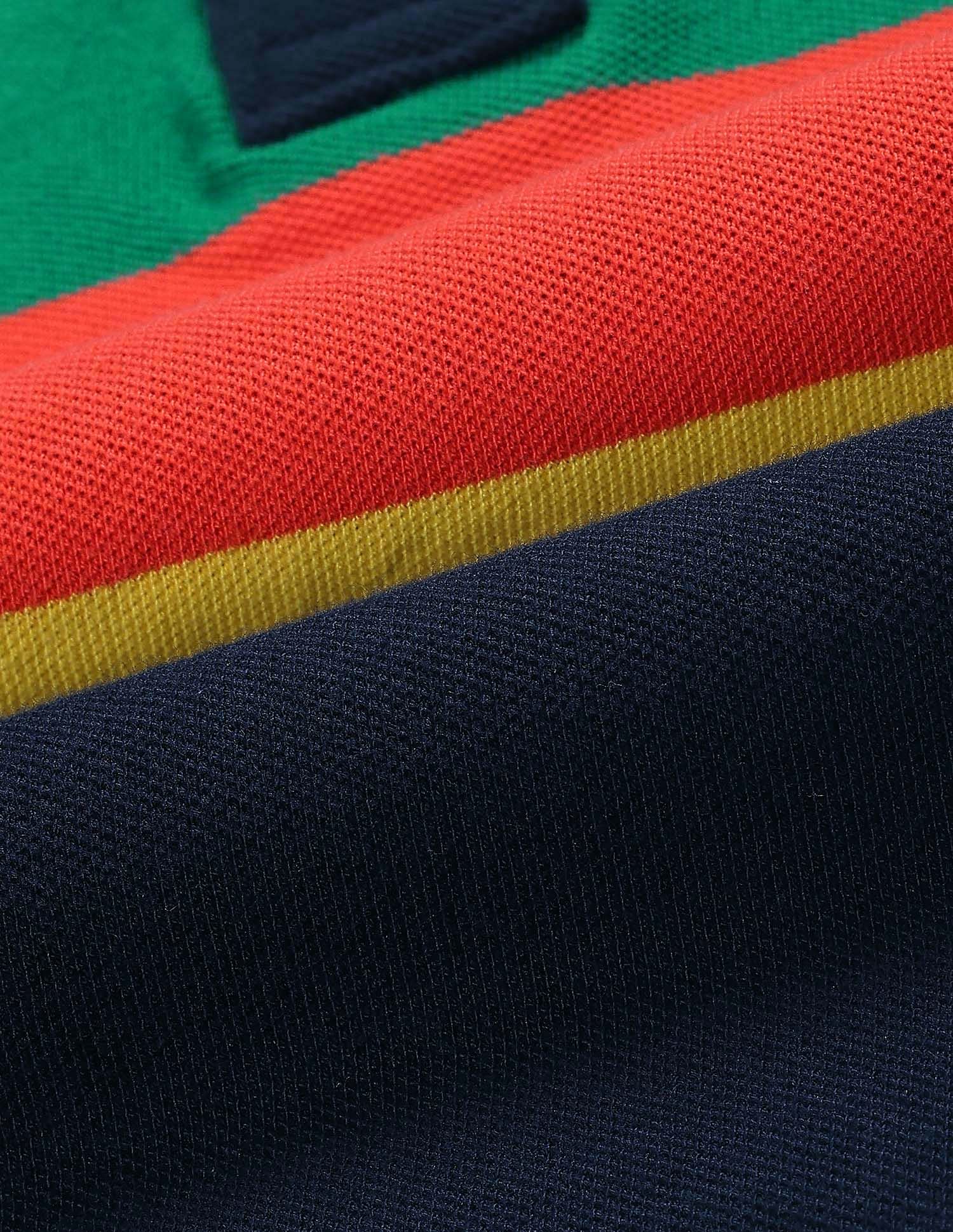 U.S. Polo Assn. Kids Boys Colour Blocked Polo Shirt